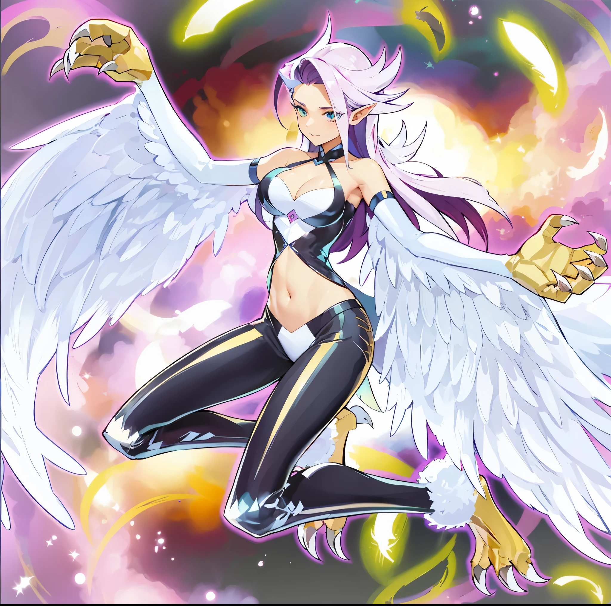 Eagle Banshee,featheredwings,eagle claws,pointy ears