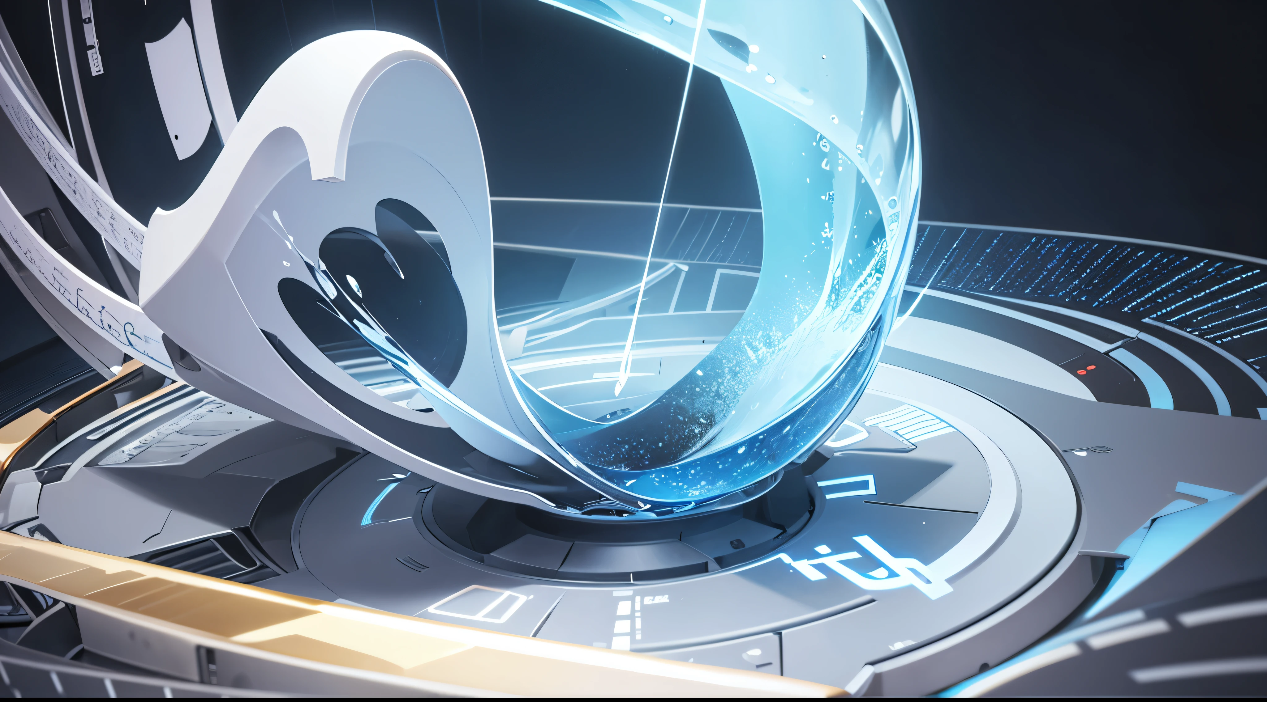 Engaging 3D visualization featuring stunning graphs、glinting
