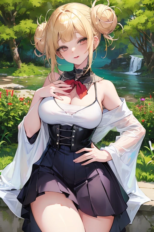 NSFW,(masterpiece:1.5, highest quality,8K), ((Ultra-high resolution、Very delicate、Optimal Configuration、beautiful light shines、unity 8k wallpaper, beautiful3Dアニメーション))、((beautiful, fine grain: 1.2)), Extremely detailed CG,BREAK
(Perfect hands, Perfect Anatomy,Detailed Eyes:1.5,Fine eyes:1.5),(((hyoudou michiru, solo, black thighhighs, black skirt, , frilled skirt, detached sleeves, sleeveless shirt, white shirt, red ribbon ,maid headdress))), (((Focus on the chest、Pay attention to the panties)))、Thick outline:1.3、Fine contours、Distinct colors、Vibrant colors,BREAK Very Fine eyes、Eyes that reflect the light and shine beautifully:1.3、Highly detailed face、Clear Eyes、Beautiful skin、Fair skin、bright、Vibrant colors、(((Beautiful silver hair:1.3))),BREAK
(((:1.3))),12 years oldDetailed face, Detailed skin, Detailed clothing, Detailed fingers, Toned Legs,Small waist、Attractive thighs、Amazingly thin legs、Incredibly slim thighs、Smooth and beautiful thighs、 Beautiful legs with less unevenness、Her thighs are wet with a surprising amount of semen, A lot of milk spills from the mouth,BREAK Extremely heavy sweating,(((Amazingly large breasts:1.3、Amazingly plump and big breasts:1.5,Big Tits:1.5,Beautiful breasts、Beautiful breastsの形、Pointed Chest、The tip of the chest is sharp、Amazingly huge amount of cum and very wet all over the boobs:1.3、Only one light pink nipple is exposed))),BREAK
(((Squat with your legs spread out to the side:1.3,Attractive cleavage,Spread your legs 120 degrees to the sides and squat over a small puddle.:1.5)))、Water dripping from the crotch、Transparent colored pee,BREAK The part hidden under underwear is revealed、Growing pubic hair、 BREAK Garter、leg garter、Black knee-high sockini skirt 30cm above the knee、Very small skirt,BREAK
(((Small panties exposed:1.3、The crotch of the panties is wet))),BREAK The second, third, and fourth buttons of the shirt are undone、Upper arms exposed、Red collar:1.3,BREAK Brown loafers,BREAK
pantypull,pantydrop,panties,(((A great many parts of the clothing are torn and tattered:1.3))),panties around one leg, panties around one ankle ,BREAK Open your mouth wide、peace sign、anxiety、(((I'm embarrassed and my cheeks are very flushed:1.5、Imminent sex、Impending blowjob)))、Embarrassed and blushing,orgasm、Ecstasy、My face is wet with lots of milk,((Lift up your skirt yourself、Lift the hem of a skirt:1.5)),BREAK
(((Shooting from below)))、The whole body is visible、 Bright and stylish cafe、Beautiful scenery,Tied Wrists