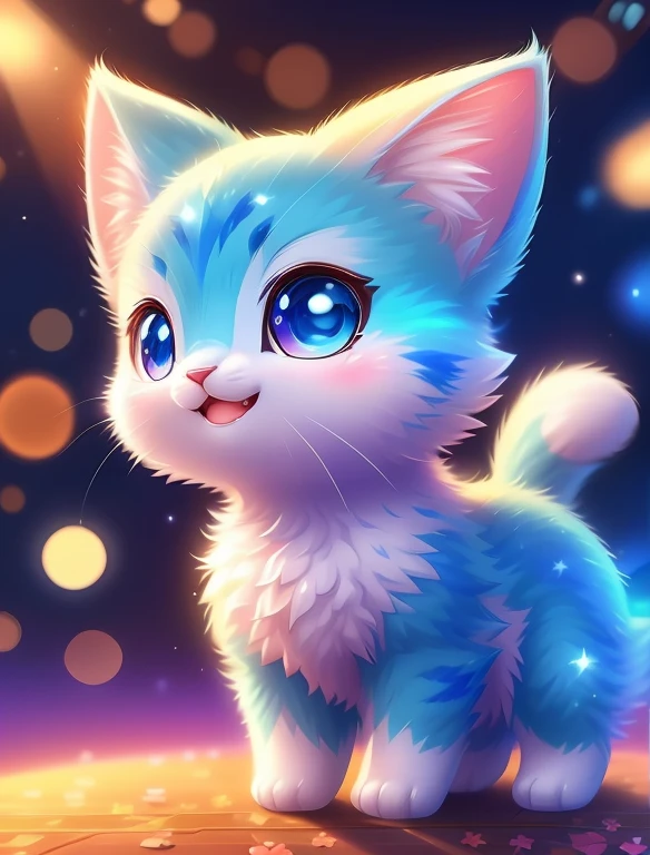 Cute kittens with different colored eyes, tchibi, adolable, Logo Design, comic strip, Movie Light Effects, 3D vector art, Cute and quirky, Fantasyart, Bokeh, handdraw, digitial painting, gentle illumination, isometry図スタイル, 4K resolution, photoreal render, High level of detail clean, Vector image, photo-realistic Masterpiece, professional photoshoot, Space background, Flat white background, isometry,鮮やかなVector image