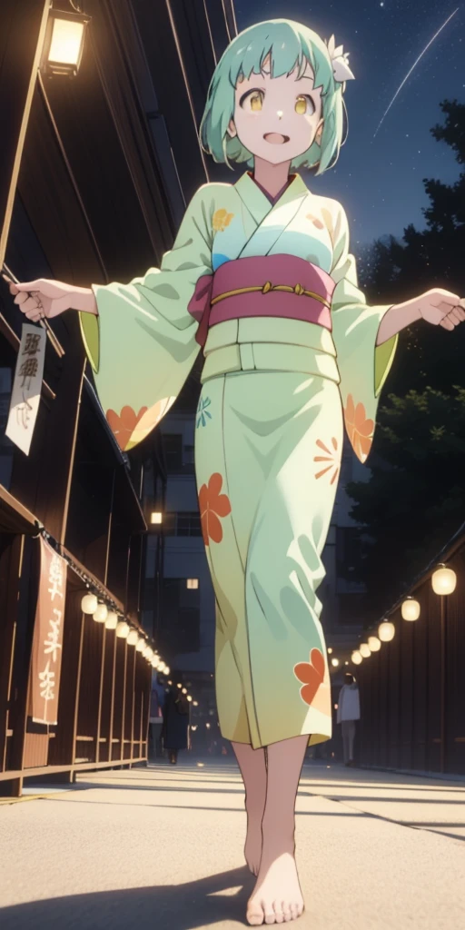 kusakabe, yukata, festival, night,
(Best quality, 4k, Masterpiece :1.3), full body standing symmetrical barefoot beautiful woman, hyper realistic, from below
kusakabe, yukata, festival, night,
1girl, laughing