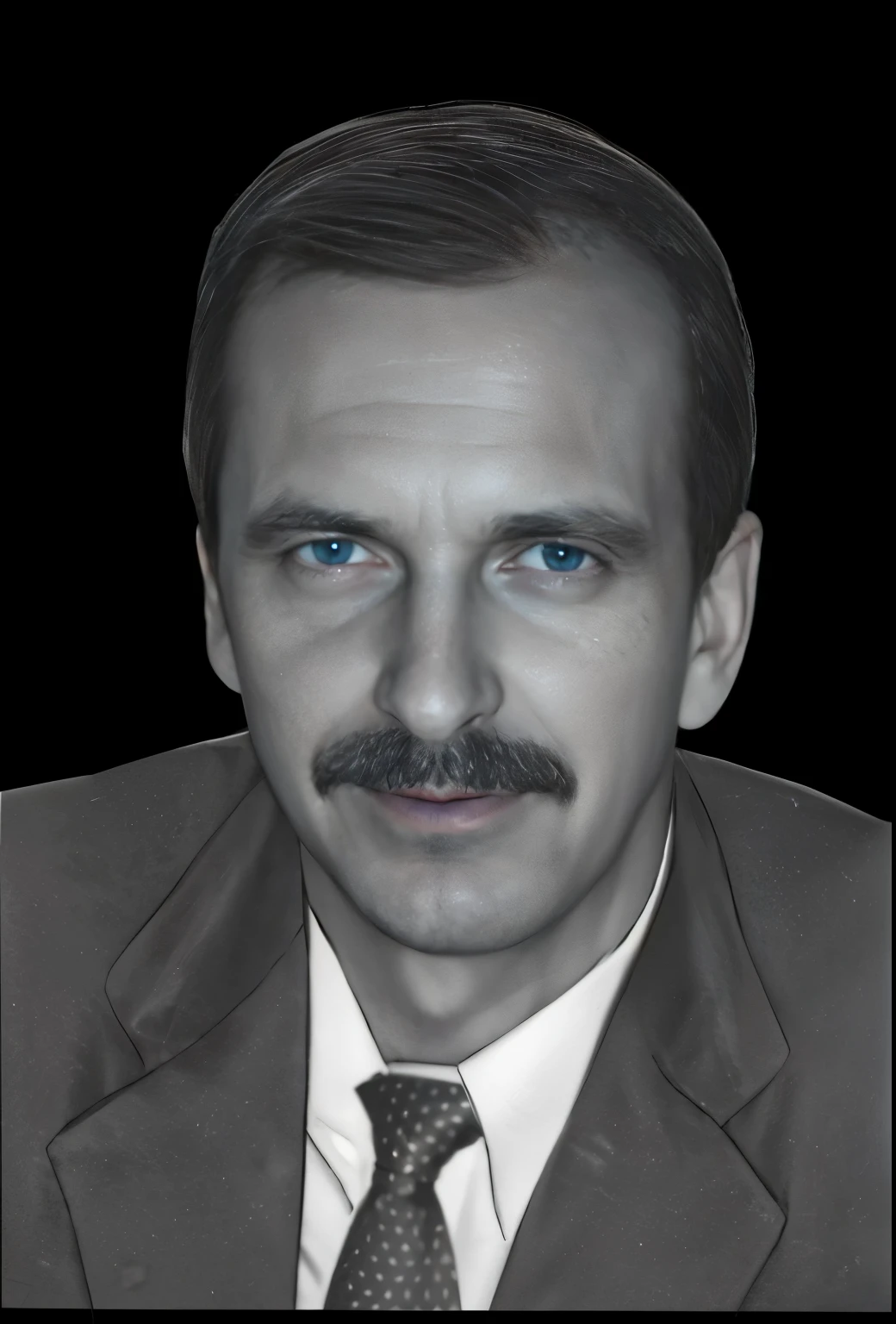 ember, Lineament, Realistic hair, Realistic, Detailed, Visualized eyes, human Realistic skin texture, Detailed hair, Detailed mustache, super quality, tie