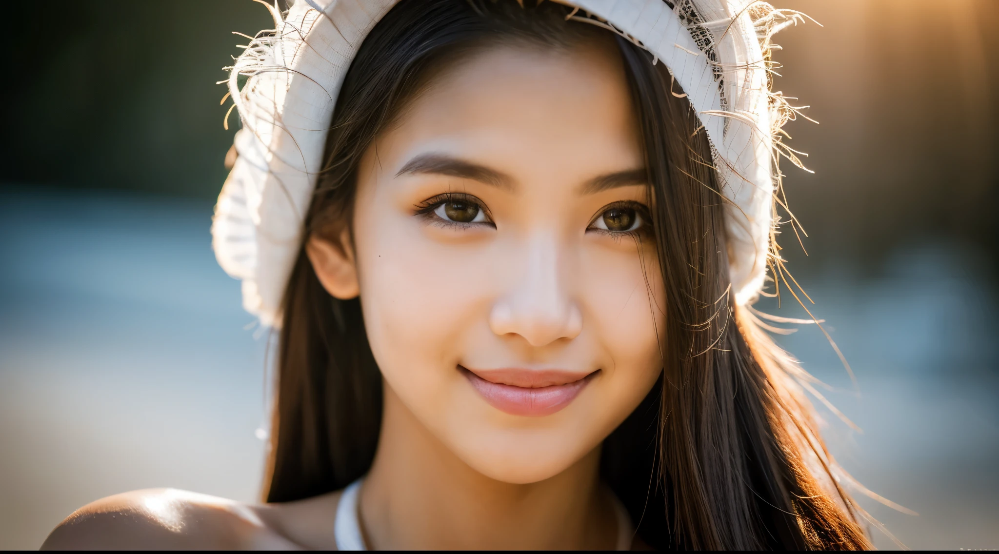 highest quality, epic realistic, ((portrait:1.5)),(background: white) high contrast ,glorious picture, lowest lux, lighting face, she's comfortable, wearing nothing, looks incredible, (8k, Raw photo, Highest quality),(epic realistic:1.5), a woman, face,(detailed eyes:0.8),(looking at the camera:1.4), (Highest quality), ( high contrast, deep shadows),Intricate details,cinematic,((skin:1.4)), (long dark hair:1.3), long hair, messy ,(Hdr:1.5),Detailed, colors, Superior quality, Masterpiece, Raw Photo (20-year-old, looking at viewer), beautiful, (wearing nothing), perfect, natural, perfect composition, portrait, perfect face, smiling expression, Captivating eyes, Bright details, Tight lips, (High Skin Detail),, (blue tint: 0.6), (sale: 0.8), (bloody: 0.7), Key lighting , (backlight: 0.5), Medium depth of field, Canon 5d, 50mm lens, f/4 apertures, (Ultra-detailed, Complex detail), sharp focus, soft colors, 8k, Absurd, 80mm, white background, photography, smiling, pinay, filipina, large boobs, white background, wearing nothing, nudist