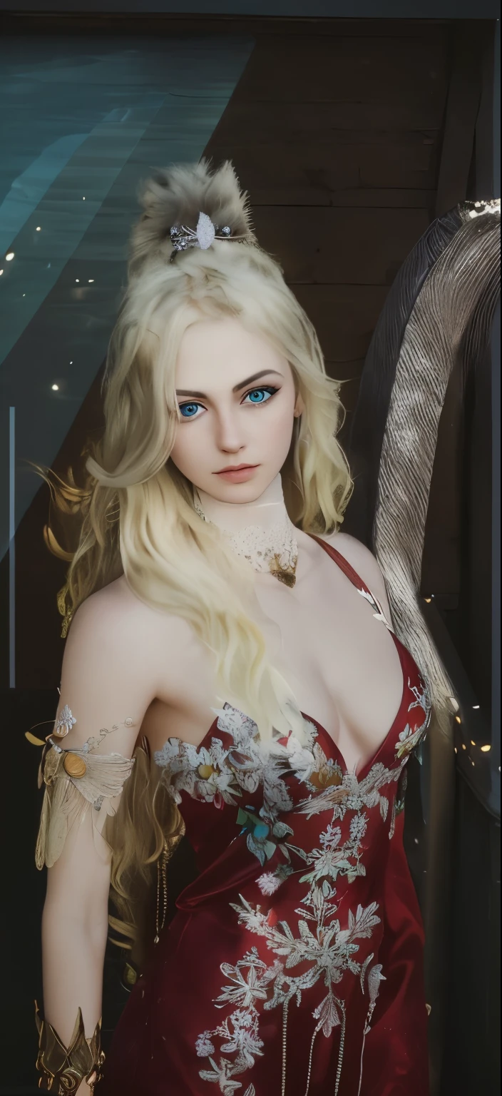 RAW photo, photography, photorealistic, 8k vibrant photograph of woman in nature, ultra detail, finely detailed, dramatic light, finely detailed beautiful eyes, detailed skin, depth of field, grey eyes