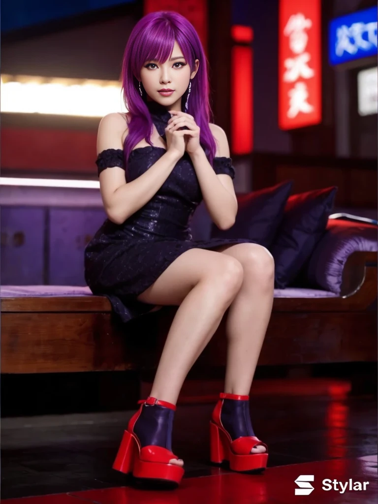 "AYANE" (best quality,ultra-detalhado,Realistic:1.37), retrato, Detailed eyes and facial features, textura de pele delicada e suave, Corpo Perfeito, textura ultra realista, maquiagem perfeita, maquiagem vermelha nos olhos, batom vermelho, expression serious, cores vivas, maquiagem vermelha em volta dos olhos, cores vivas, olhos vermelhos, maquiagem vermelha nos olhos