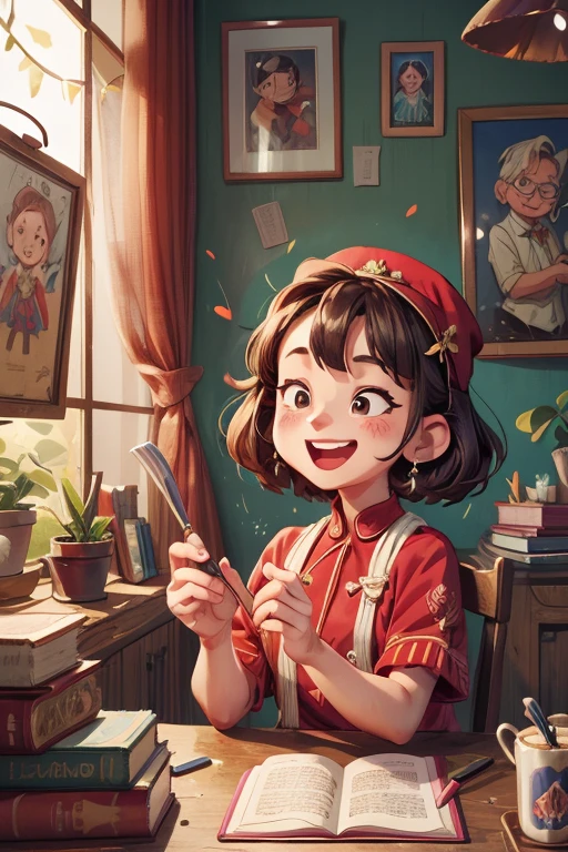 close_up of Laughing faces, Laughing heartily, audiences, circus troup, intricate, (masterpiece, Representative work, official art, Professional, unity 8k wallpaper:1.3)