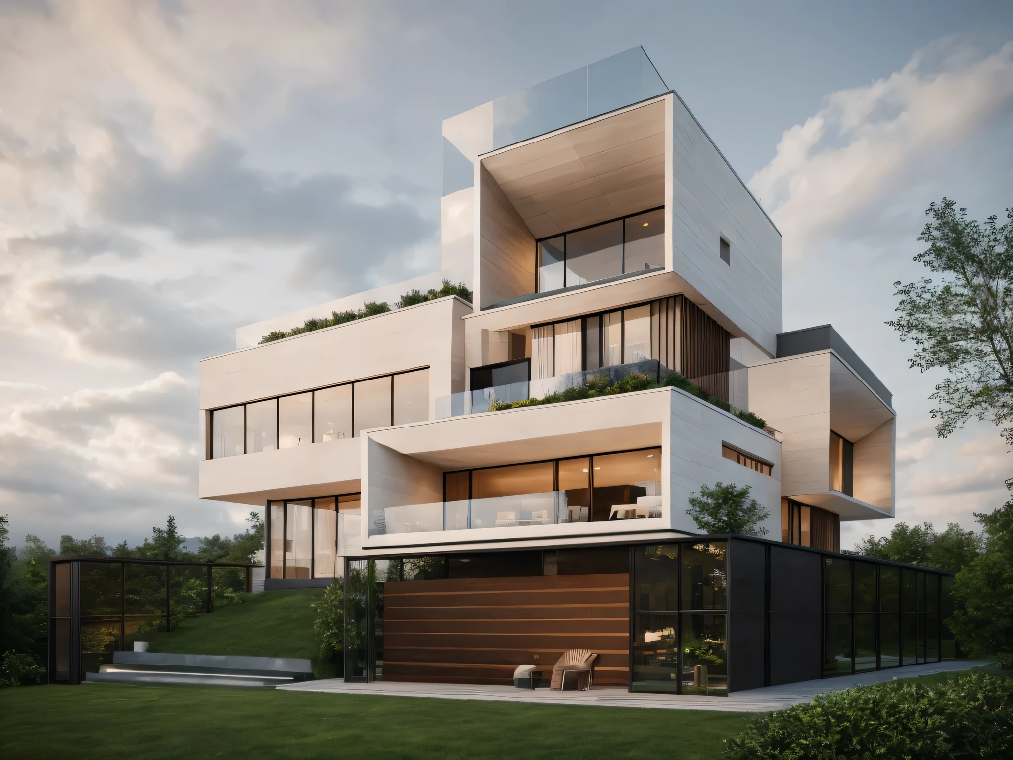 (masterpiece),(high quality), best quality, real,(realistic), super detailed, (full detail),(4k),8k,architecture,whiteandwood wall,building, cloud,day, east_asian_architecture, no_humans, outdoors,sky,tree,