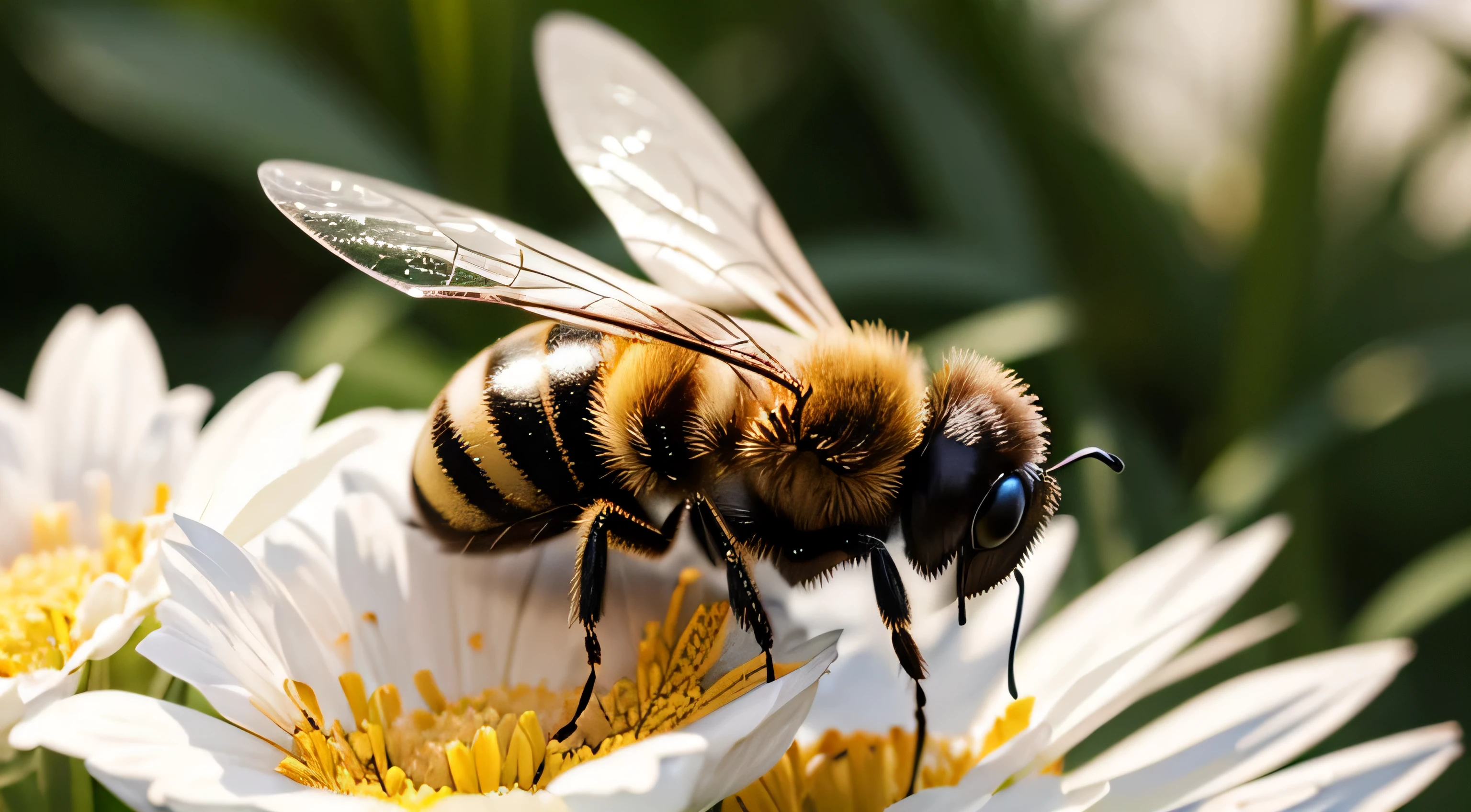cretae a image of a bee
