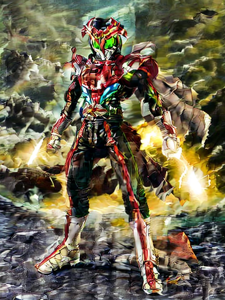 kamen rider (saber) , hero , man , armor suit (lion Armor Cloth), guardian , earth background , cosmo power of ground lion
