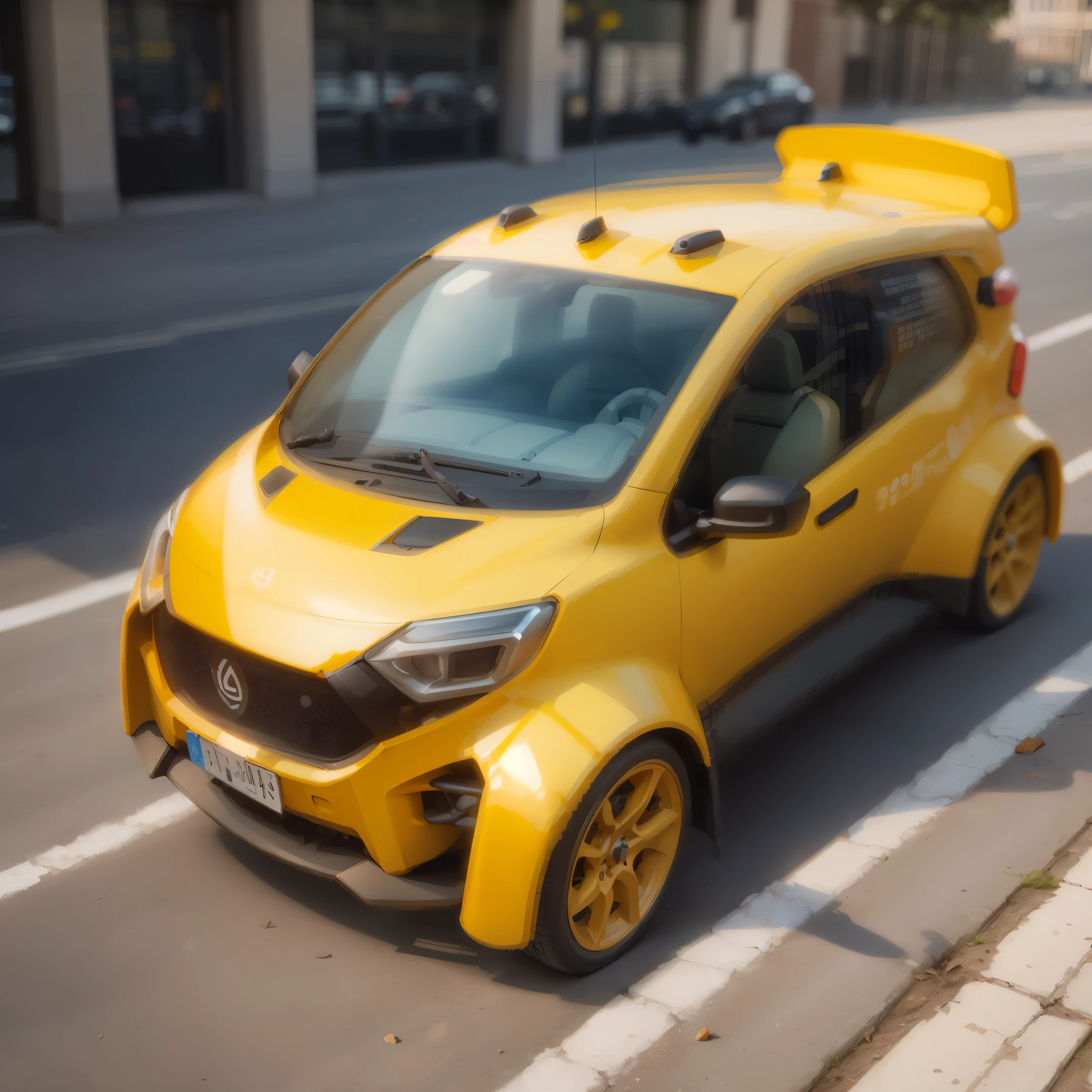 SolarpunkAI solar powered car