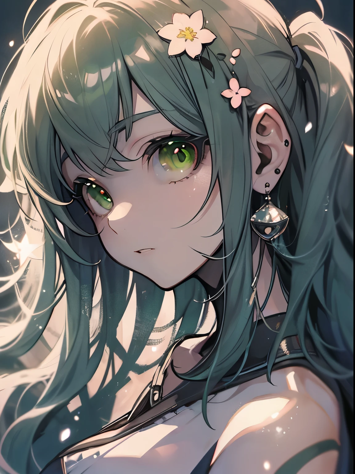 lime green eyes