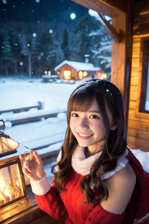 (Best Quality,4K,hight resolution,masutepiece:1.2),Realistic,Christmas,girl (12 years old),l, naked body, no clothes,Snow falling in the background,Winter wonderland,Joyful expression,Magical atmosphere,Soft lighting,Vivid colors,Happiness,laught,Welcoming environment,Warmth,Smiling eyes,Curly hair,Shimmering decoration,Twinkling lights,toy train set,wrapped present,Rooftop with Santa Claus and reindeer flying in the distance,magic snowflake,christmas tree with ornaments,log cabin,curl up near the fireplace,hot chocolate with marshmallows,Peace and quiet,Excitement and anticipation,Snowy landscape,childhood innocence,Enchanted moments,Playful laughter,Upholstered stockings,Holiday spirit,love and togetherness.thighs thighs thighs thighs、off shoulders, small breasts, slim body,