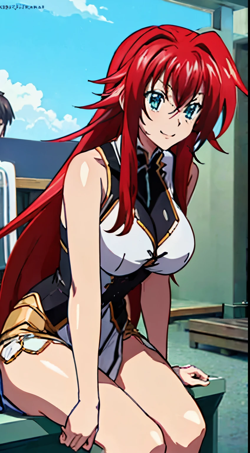 Rias Gremory, masterpiece, smile