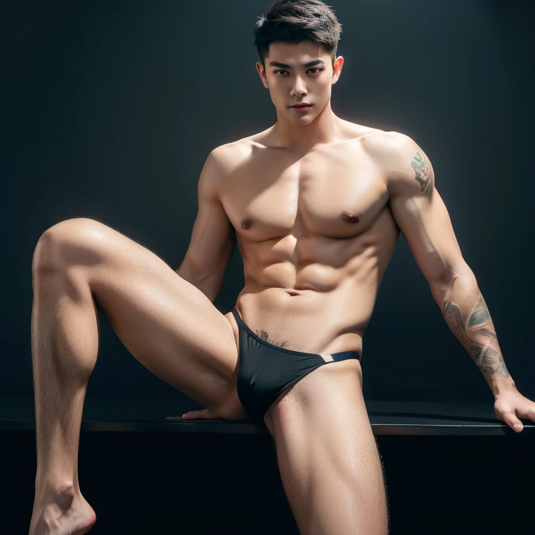 RAISE YOUR LEG HIGH , SEXY , SLUTTY, Hot,musculous,(((very thigh micro string Thong))),legs are open,show off big bulge.,Tattooed with_Both sides, Tattooed with_Show on the_his_the face , handsome , hunk , (cocked buttock) , Watching Viewers True 4K light and shadow , , leg spread open , ass spread ,FOOT, asian male , handsome , nsfw , vivid details,hyperrealistic,beautiful background,octane rendering,best quality,masterpiece, extremely detailed, computer graphics,unity,wallpapers (realistic, photorealistic: 1.37),stunning,fine details,masterpiece,best quality,official art, extremely detailed CG unity 8k wallpaperull Body))), ((Correct body structure)), (((Correct dissection))), perfect model face , RAISE YOUR FOOT HIGH , dildo , dildo riding