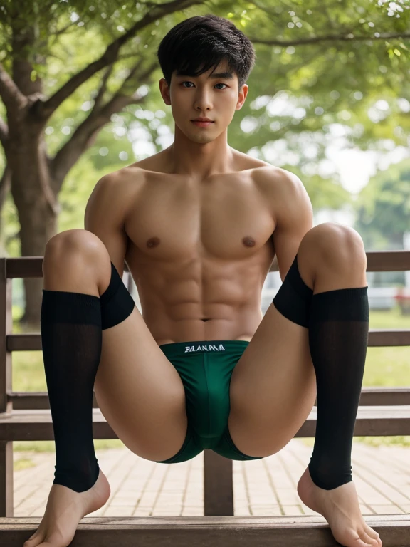 teenagers , young , light-skin , wearing an dark green sexy underwear, tmasterpiece,k hd,the feet ,black long socks,The barefoot , green colour , handsome and cute , extreme cute boy , white skin , dark green underwear boxers shorts , extremely tall and cute boy ,oppa model , handsome model , full body , dark green boxers underwears short shorts , black socks , white light-skin , Chinese model , young boy , white skin , handsome and extremely cute , green boxers underwear shorts , long black socks , handsome model , at the park , jogging , model oppa , long legs , jogging , running , high knee black socks ,black long socks , stand up , extremely tall , extremely high , green underwears , green sports underwear , long black socks , clean and white legs , Chinese model , extremely long legs , looking at the camera , clean and white thigh , heavy bulge , kid face , baby face , wearing jacket , green underwears boxers , light and white skin , Chinese model , strike a pose , sexy pose , horny boy , high knee black socks , long black socks