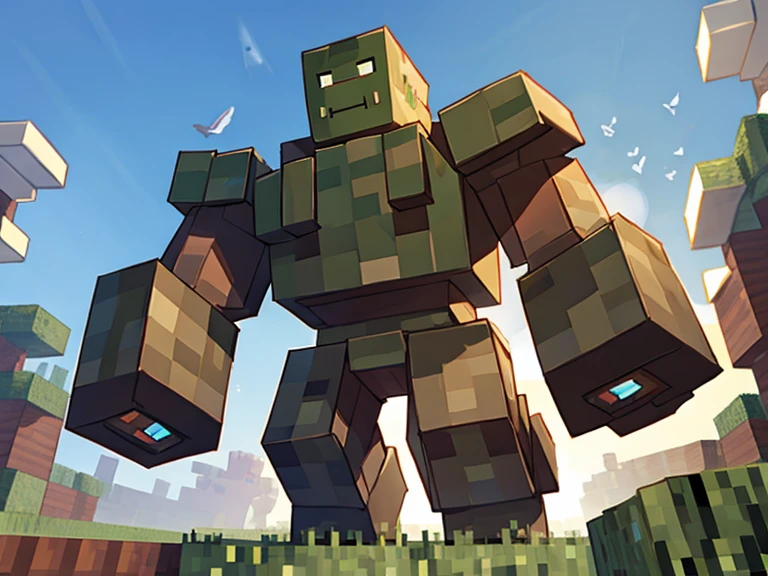Large iron golem from minecraft