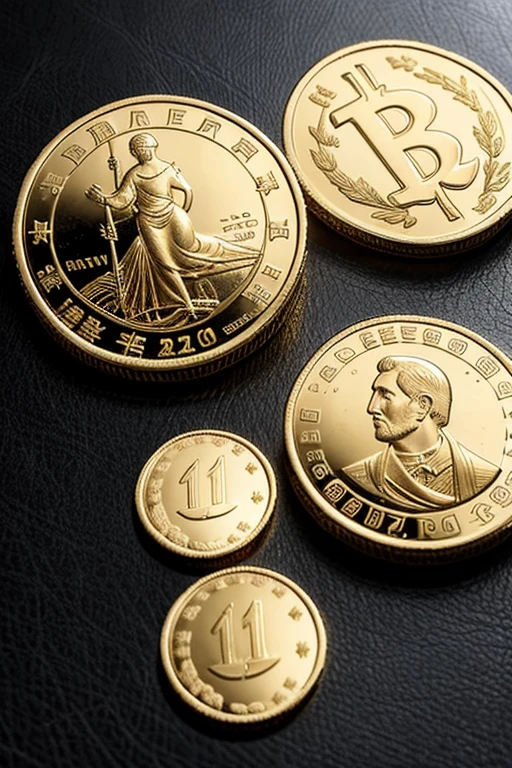 real gold coin brazil currency money icon sign or symbol business and financial exchange
