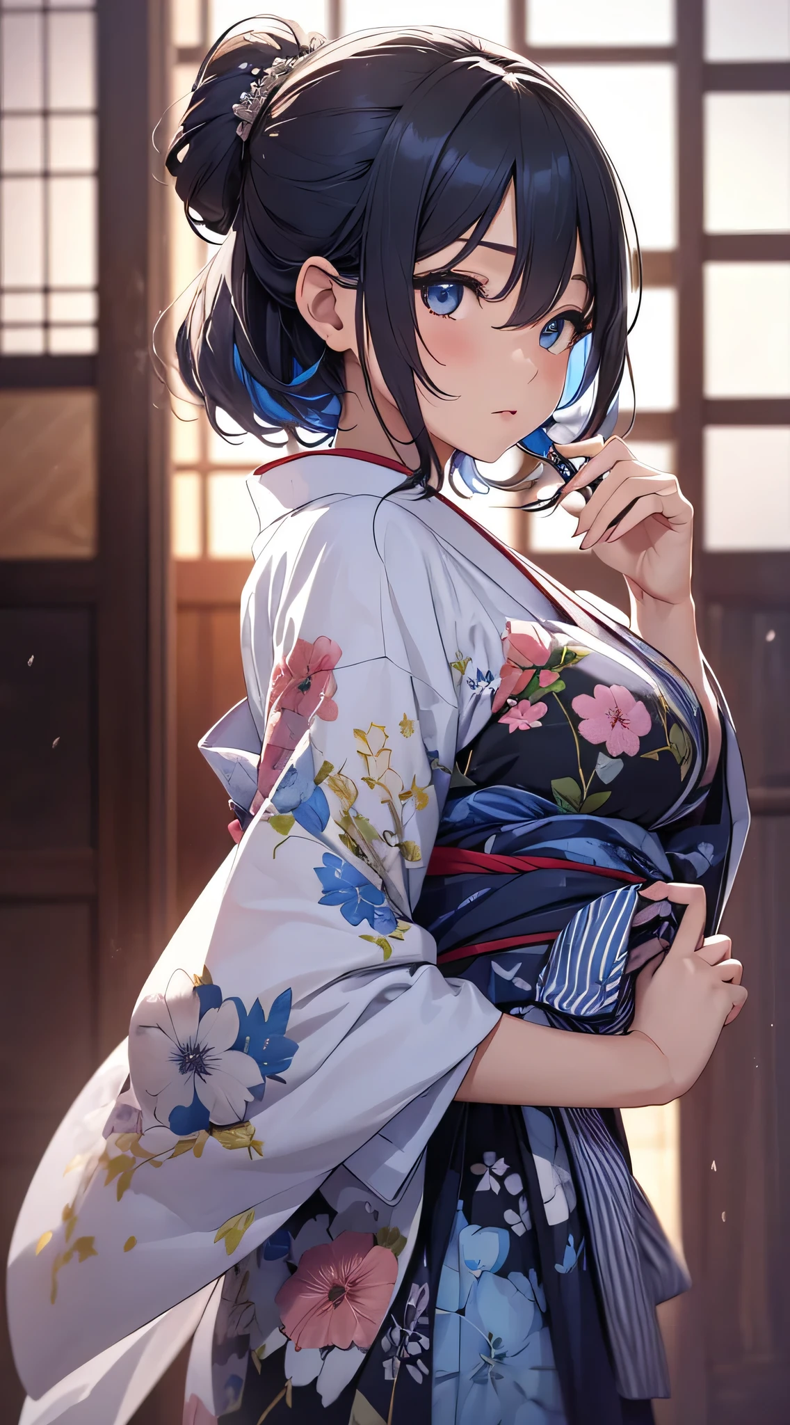 masterpiece, best quality, super fine illustration, an extremely cool and beautiful girl, highly detailed beautiful face and eyes,14 years old, a girl,(loli), (soft saturation), (anime), manga style, light particles,[Watercolor],
BREAK,
lewd,embarrassed, blush,
(large breasts), (skinny), five fingers, (plump thighs),
BREAK,
yukata, (crowded) shrine, japanese festival, night sky,
pink blonde twintails hair,blunt bangs, pink eyes, BREAK, white yukata, gold obi, fire flower print clothes,
BREAK,
sitting, (spread legs:1.4),, solid panties, (panties shot:1.2),(thong panties:1.4),(light pink) panties, focus panties,
BREAK,, parted lips, black(thighhighs),