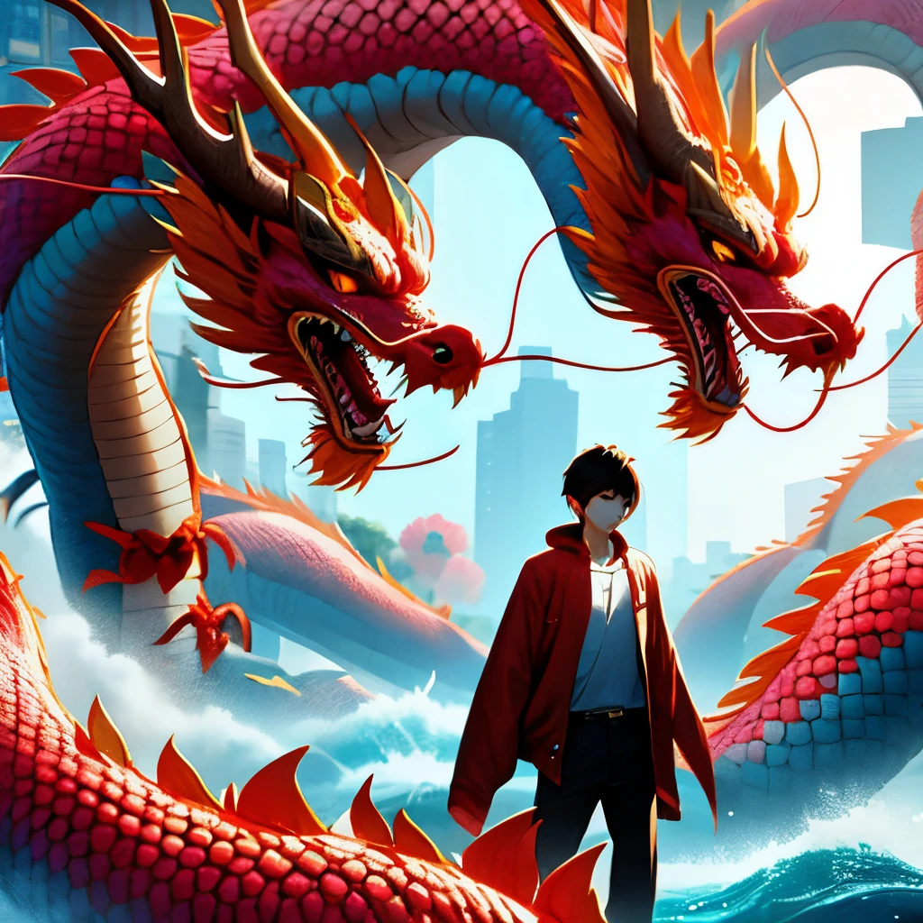 youlong，1boy，dragon