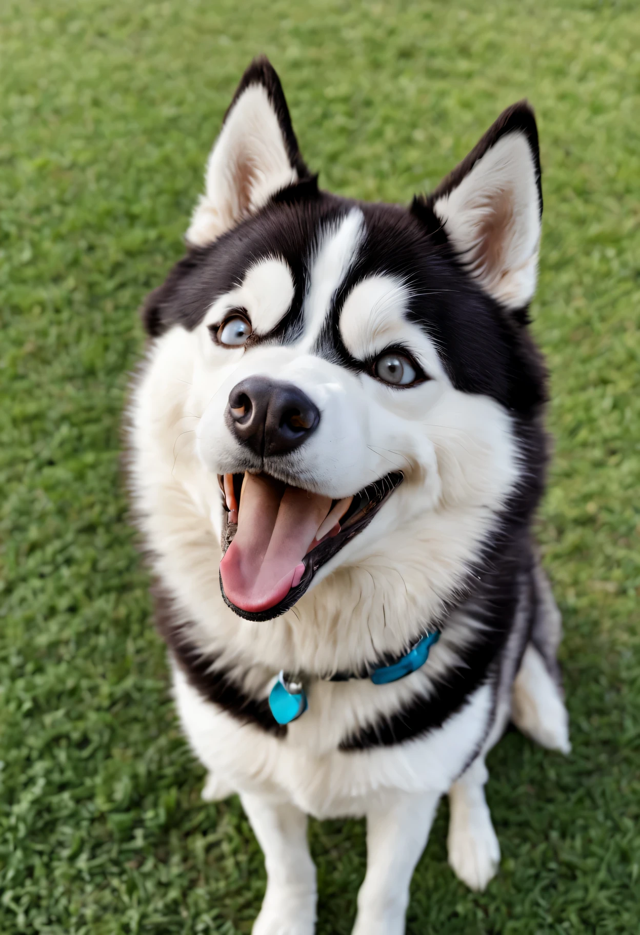 husky&#39;Big smile