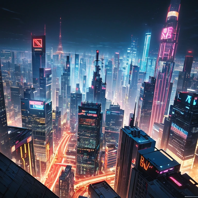 The crowd dancing on the square, cyberpunk city, (best composition), ultra-wide-angle, enhance, intricate, (best quality, masterpiece, Representative work, official art, Professional, unity 8k wallpaper:1.3)