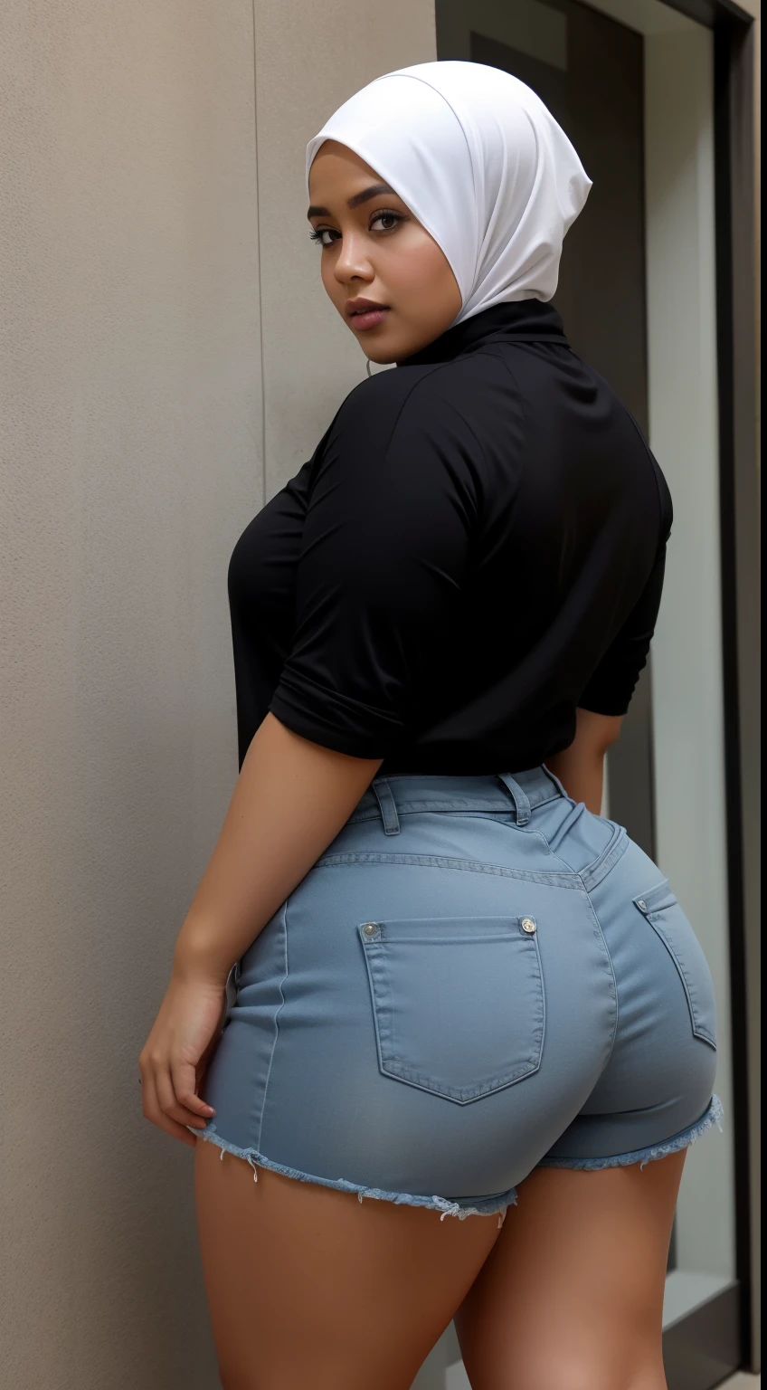 HIJAB MALAY GIRL, ((BBW)), SHORTS, HUGE WIDE BUTT, WIDE BUTT, 63 YEAR OLD METURE women's, METURE women's,
