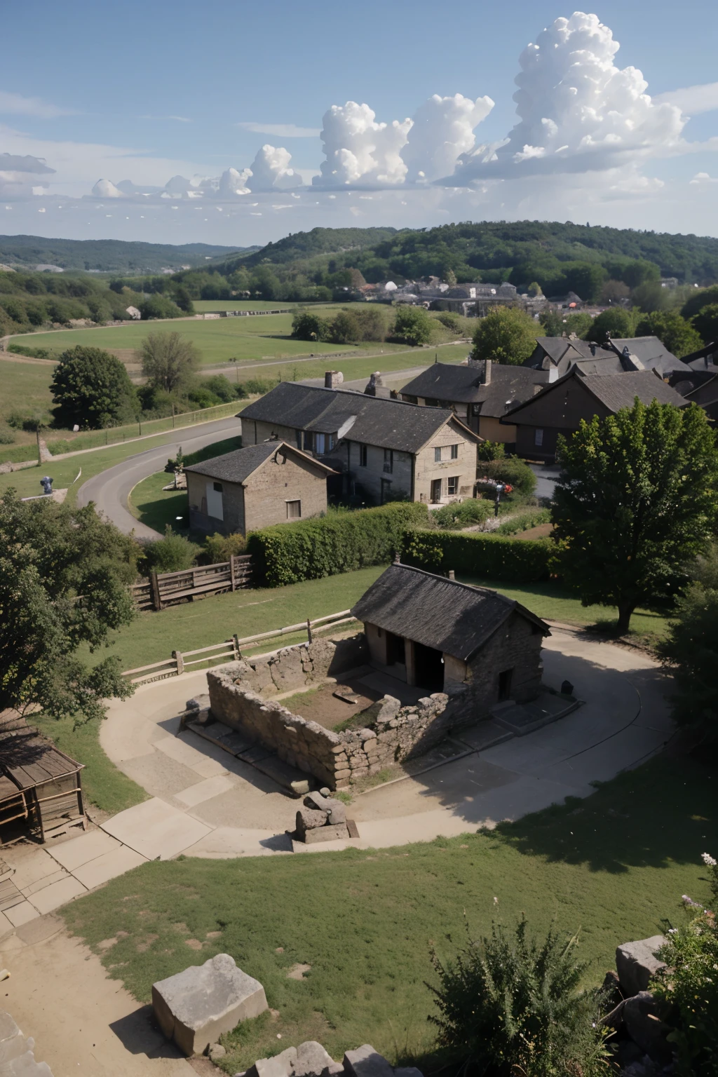 Stone age and new Village image