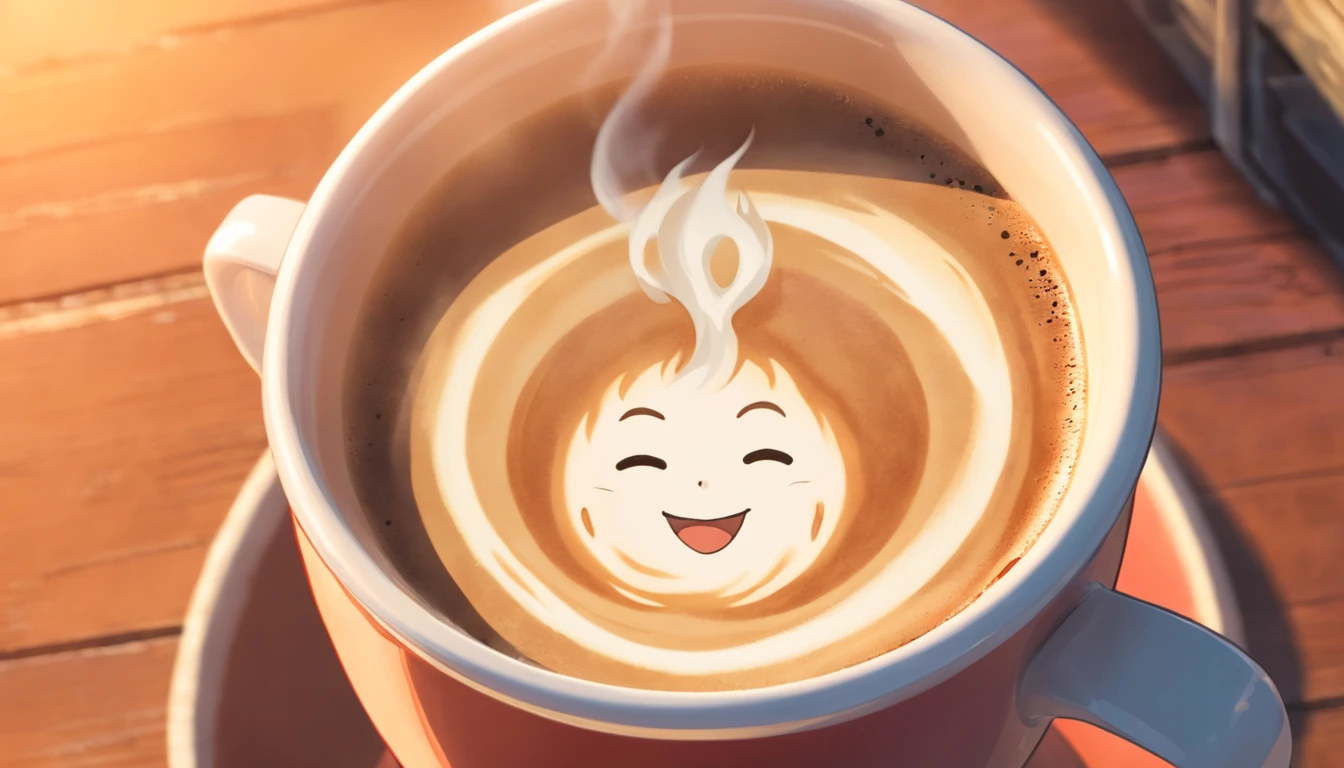 a close-up shot of a blank coffee mug mockup, with steam rising from a freshly brewed cup, evoking a sense of warmth and comfort associated with personalization and customization