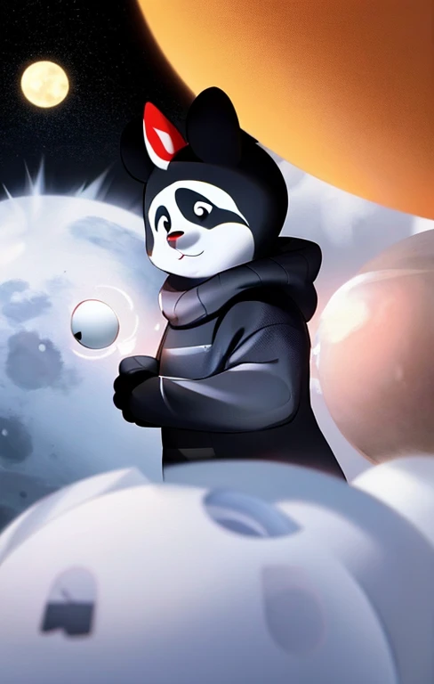 Big panda male getting his cock sucked