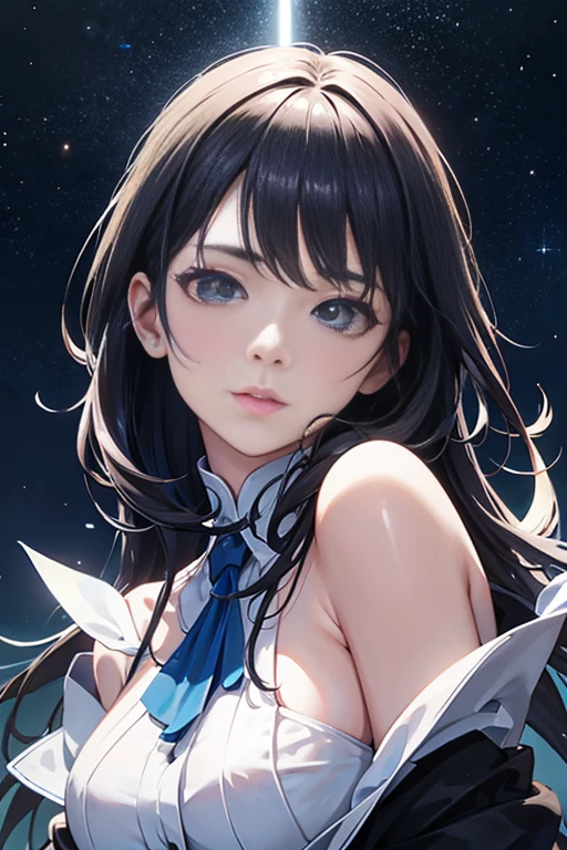 carismatic。
Output sample：
"(best quality,4k,8k,highres,masterpiece:1.2),ultra-detailed,(realistic,photorealistic,photo-realistic:1.37),anime,blue moon,night sky,moonlight,star-filled sky,soft blue moonlight,blue moon ray tracing,moon in the sky,moonlit background"