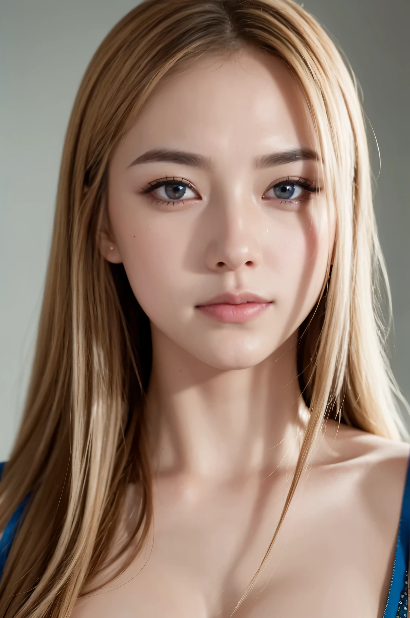 [(Best Quality,4k,hight resolution),Ultra-detailed,(Realistic:1.37),closed little smile,beautiful detail eyes,beautiful detailed lips,Soft skin,bright colours,soft-lighting,Portraiture]