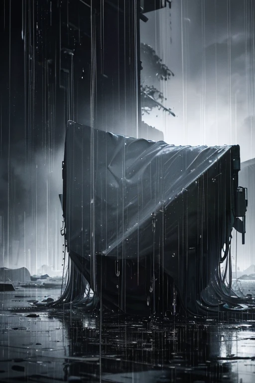 (best quality,4k,8k,highres,masterpiece:1.2),ultra-detailed,(realistic,photorealistic,photo-realistic:1.37),heavy rain in the sky,pouring rain,rain aesthetic,It rained heavily,pouring down,rainfall,heavy rain,very heavy rain,and it's raining,rainy background,raindrops on the ground,rainstorm!!!!,heavy rain,very heavy rain, and it's raining at night