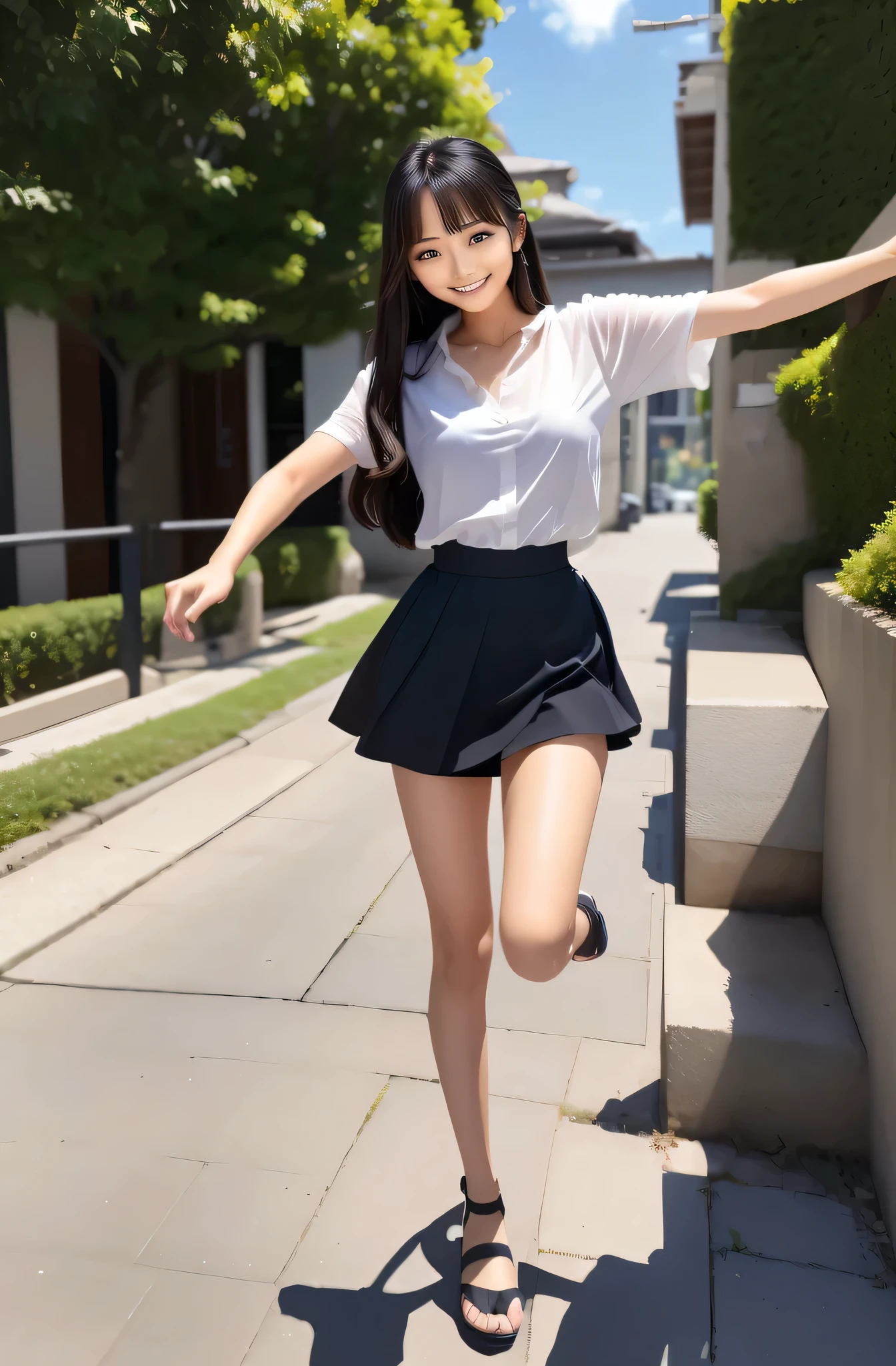 Wearing underwear