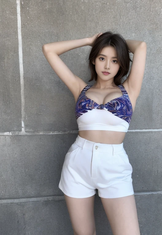 (A sexy Asian woman ?(age 20), (tiny bikini, athletic, big butt, long hair put up in fancy style) she has love poems penned on her back in a artsy font) back to viewer