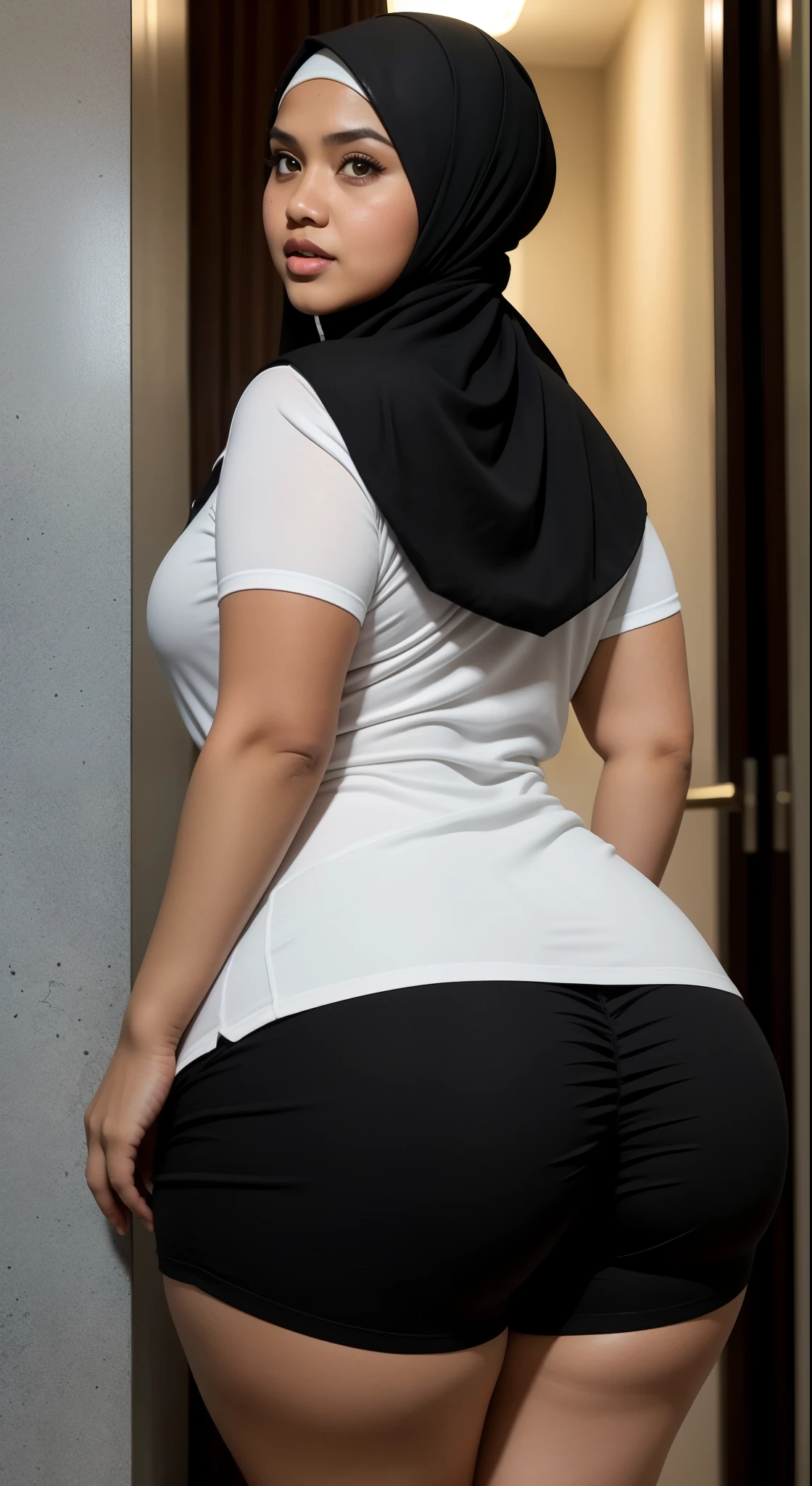 HIJAB MALAY GIRL, ((BBW)), SHORTS, HUGE WIDE BUTT, WIDE BUTT, 63 YEAR OLD METURE women's, METURE women's,