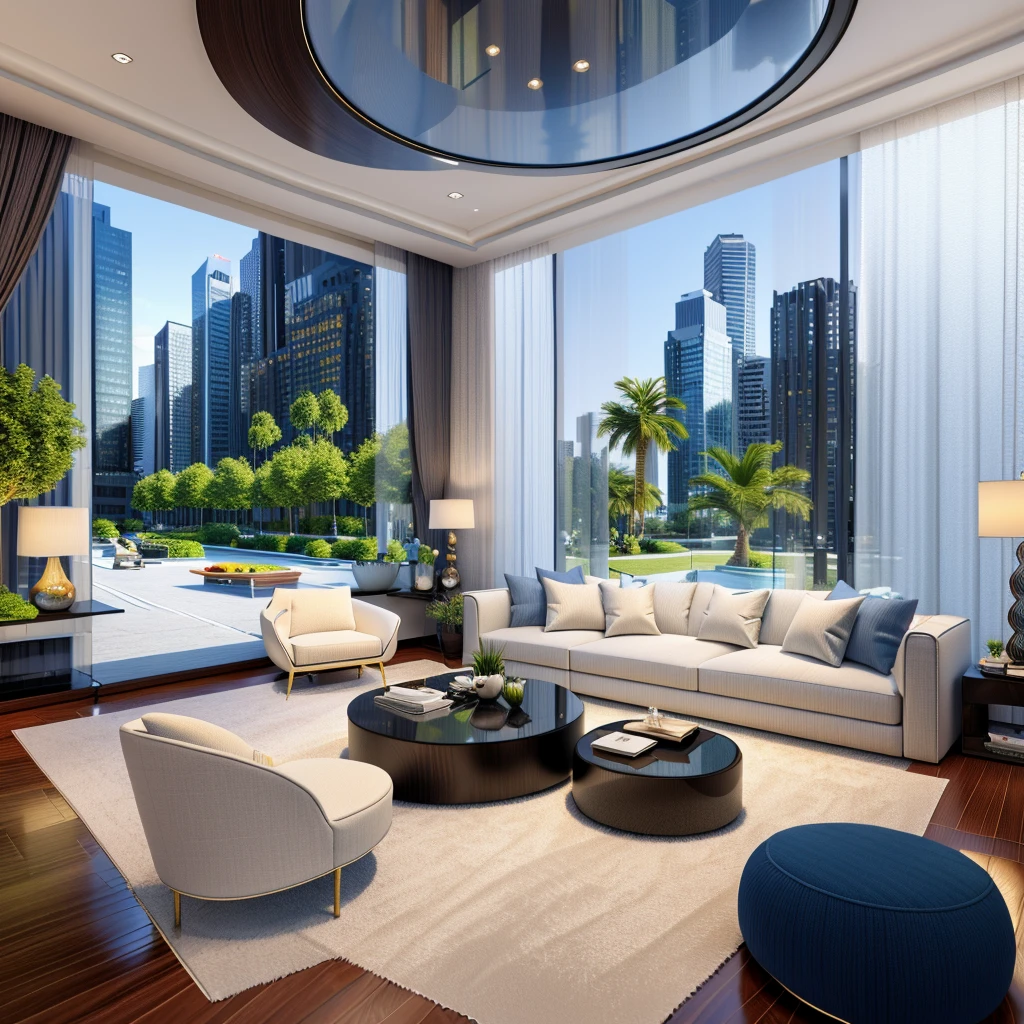 rendering of a modern residential livingroom,  professional render, wide angle exterior 2023, highly detailed render, high quality rendering, realistic render, architectural render, high-quality render, detailed rendering, hyper-realistic render, hyper - realistic render, very realistic 3 d render, high render, realistic rendering, very realistic render