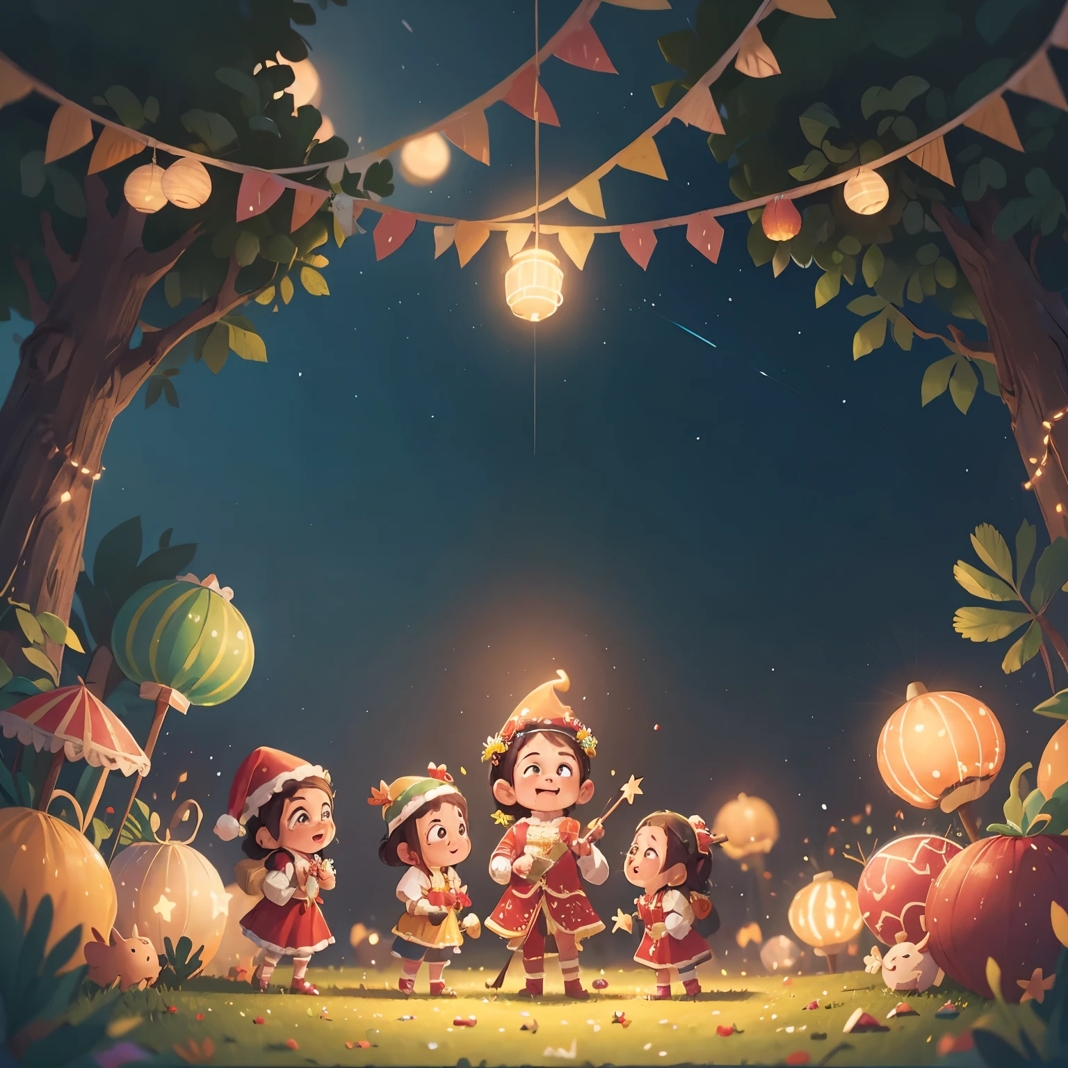 festividad, judios, Fiesta de las Luces, kids, compositing, fondo blanco, espacio para escribir