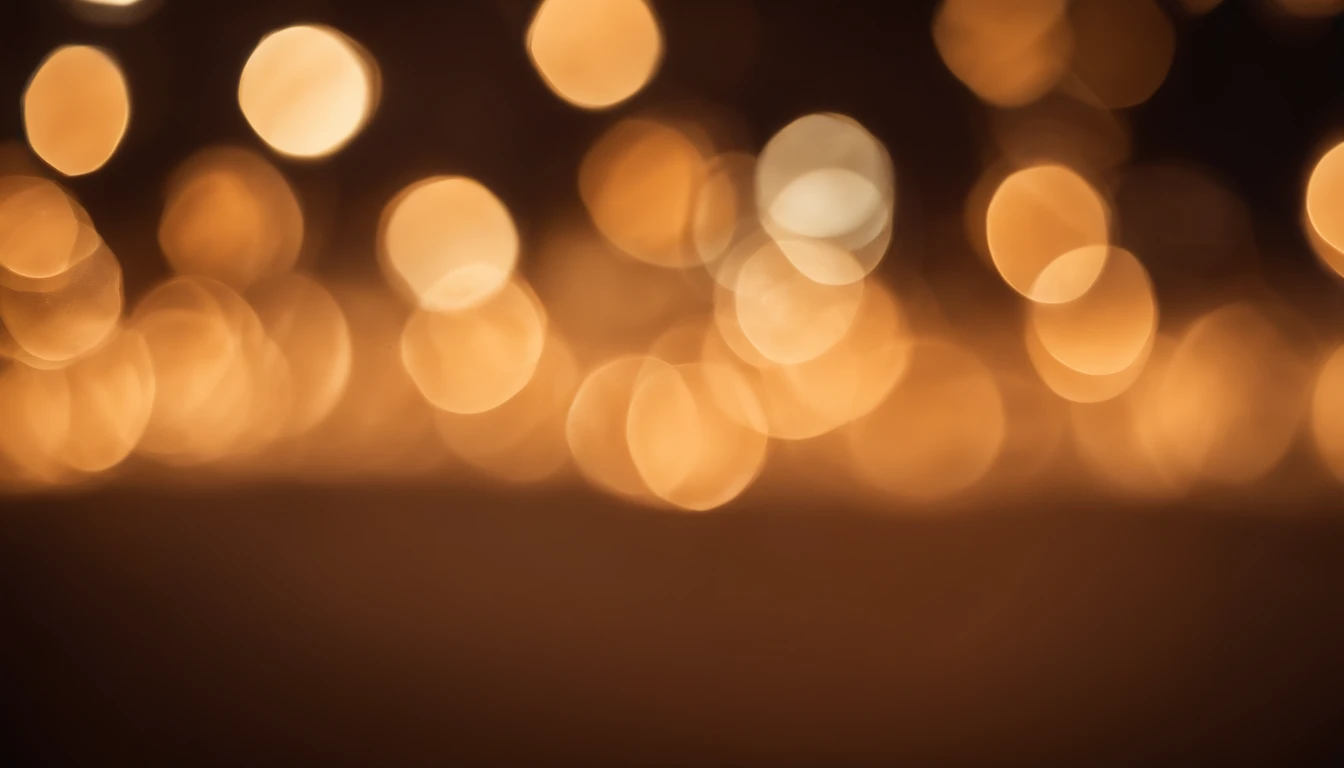 a detail shot of a softly lit, abstract bokeh pattern, showcasing the delicate and sparkling lights as a soft and magical background.