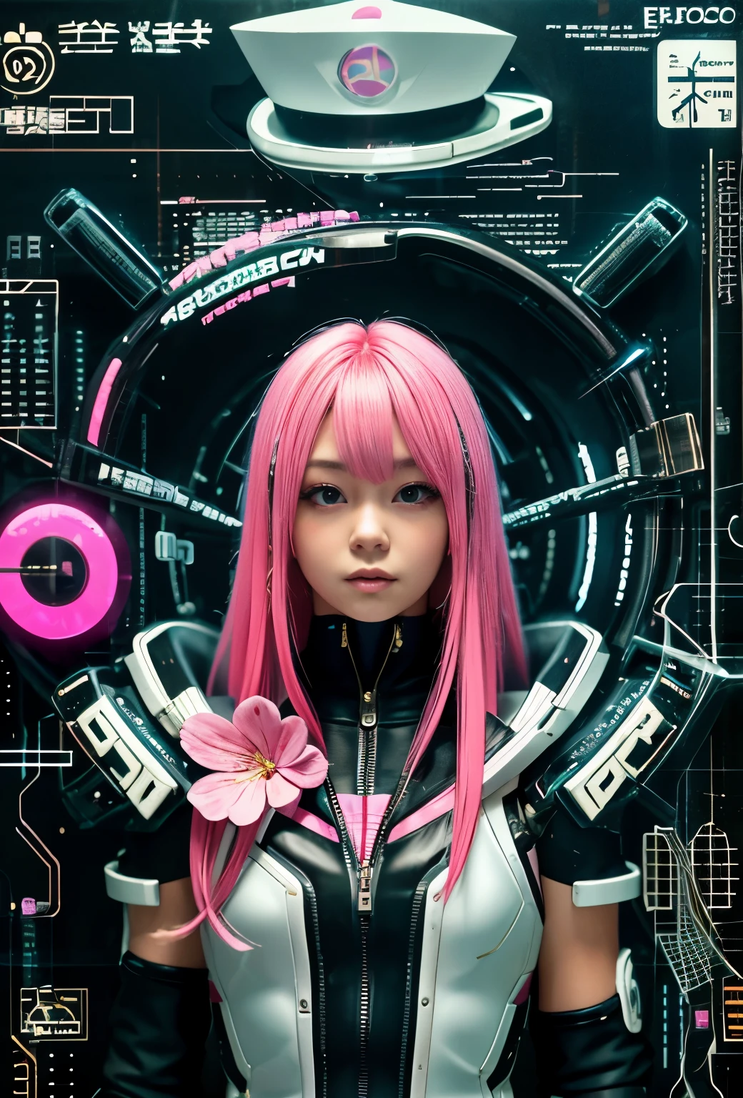 Full body like,Anime girl with pink hair and futuristic costume in the city, Hyper-realistic cyberpunk style, cyberpunk anime girl, Digital cyberpunk anime art, dreamy cyberpunk girl, Anime style. 8K, female cyberpunk anime girl, digitl cyberpunk - anime art, portrait anime space cadet girl, the cyberpunk girl portrait, beautiful cyberpunk girl face, anime styled 3d, photorealistic anime girl rendering,(RAW photo:1.2),camel-toe,Hollow-out on,sweat leggs,White liquid, Smooth pink skin, shiny metallic glossy skin, Shiny, spread their legs M-shaped legs,angry look,sullenness,Irritated,white liquid all over body,Full body like