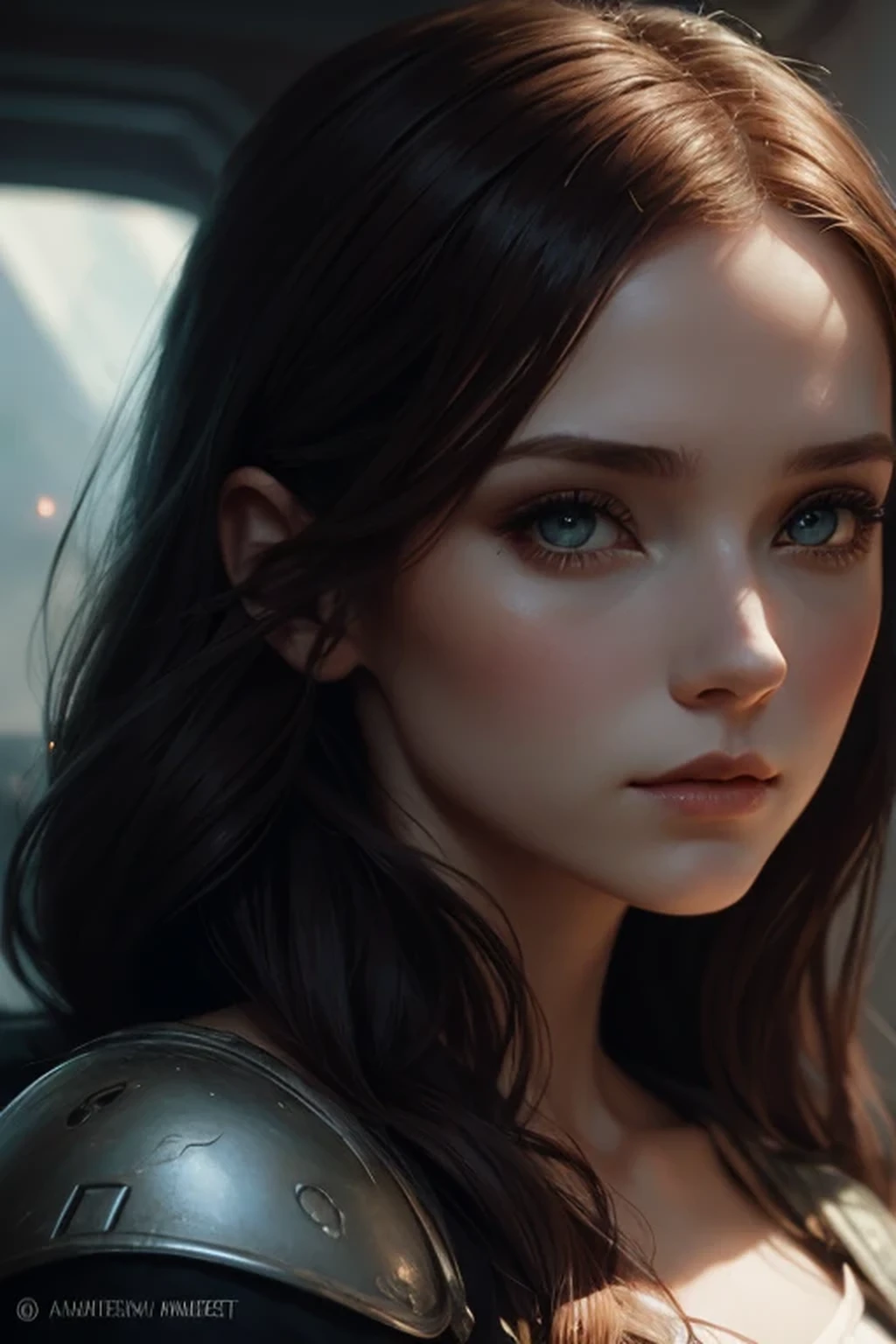 Sénatrice Valeria Caelius, sénatrice dans l'univers de Star Wars, 38 ans, cheveux longs auburn, Yeux verts, autoritaire, élégante, distingué, cours de vêtements brodés, regarde la caméra. très détaillé, peinture numérique, ArtStation, Art conceptuel, lisse, mise au point nette, illustration, Illustration par Wlop, Charlie Bowater et Alexandra Fomina. photo en pied.