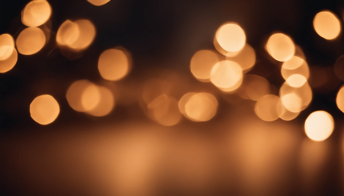 a detail shot of a softly lit, abstract bokeh pattern, showcasing the delicate and sparkling lights as a soft and magical background.