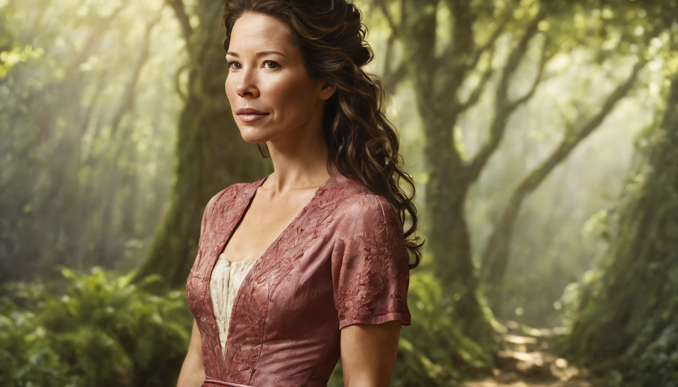 1 girl "Kate Austen com vestido longo Vinho", pintura: (obra-prima, best illustration, Sem humanos), fundo realista, Quioto , semi realista, dreamscape, award-winning masterpiece with incredible detail, liminal space, altamente detalhado, Toronto, cinemactic, Rim lighting, octan render, WVEBG1, BgAniDusk, pixel, Pixel Art,(folhagem rosa)