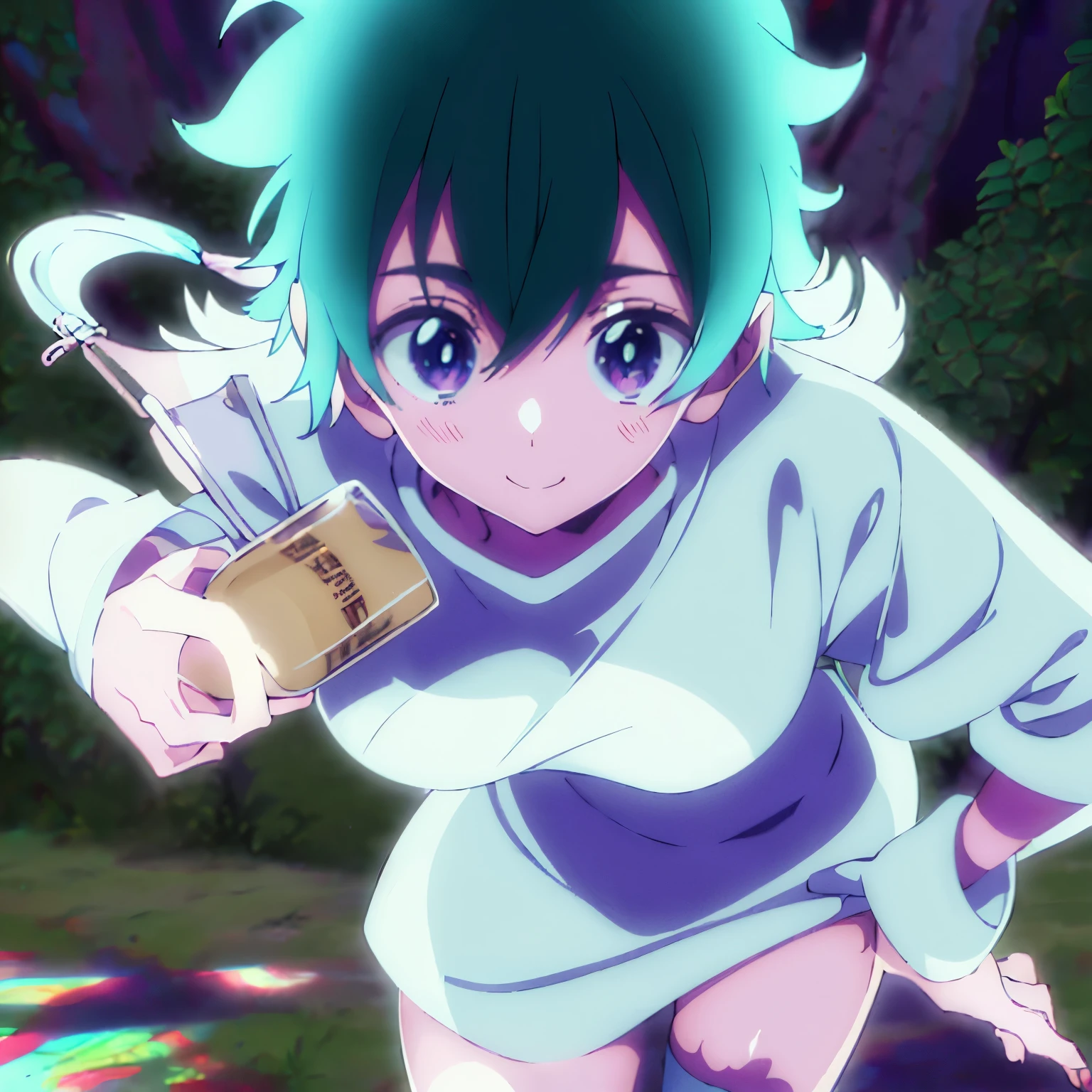 ((masutepiece)), ((Best Quality)), (Ultra-detailed), ((kawaii)), quavery), ((Sexy)), ((Extremely detailed)), 4K, (8K), Best Quality, (Beautiful), (Anime style:1.2), Flat color, Painting, //, Still Pose ((NSFW)), //, Full body, Gradation, Beautiful girl with milk tea beige hair,Braid hair,long milk tea beige hair,morbid,white pupil,legs are very thin,legs are long, eye lashes, masutepiece, 1girl in ((20 years old)), I'm wearing clothes(ガーリー花柄のonepiece), onepiece, (lowfers), Smile, Long hair, (milk tea beige hair, Green Eyes:1.2), Sparkling eyes, (Perfect eyes:1.2), (Perfect iris:1.2), //, (Cool), //, shiny-glistening, cute face, kawaii, Large breasts,Delicate hair, white backgrounid ((7th heaven)) , ((Ground View)) Tall and tall,Thin, 8K, ultla realistic, offcial art, NSFW,