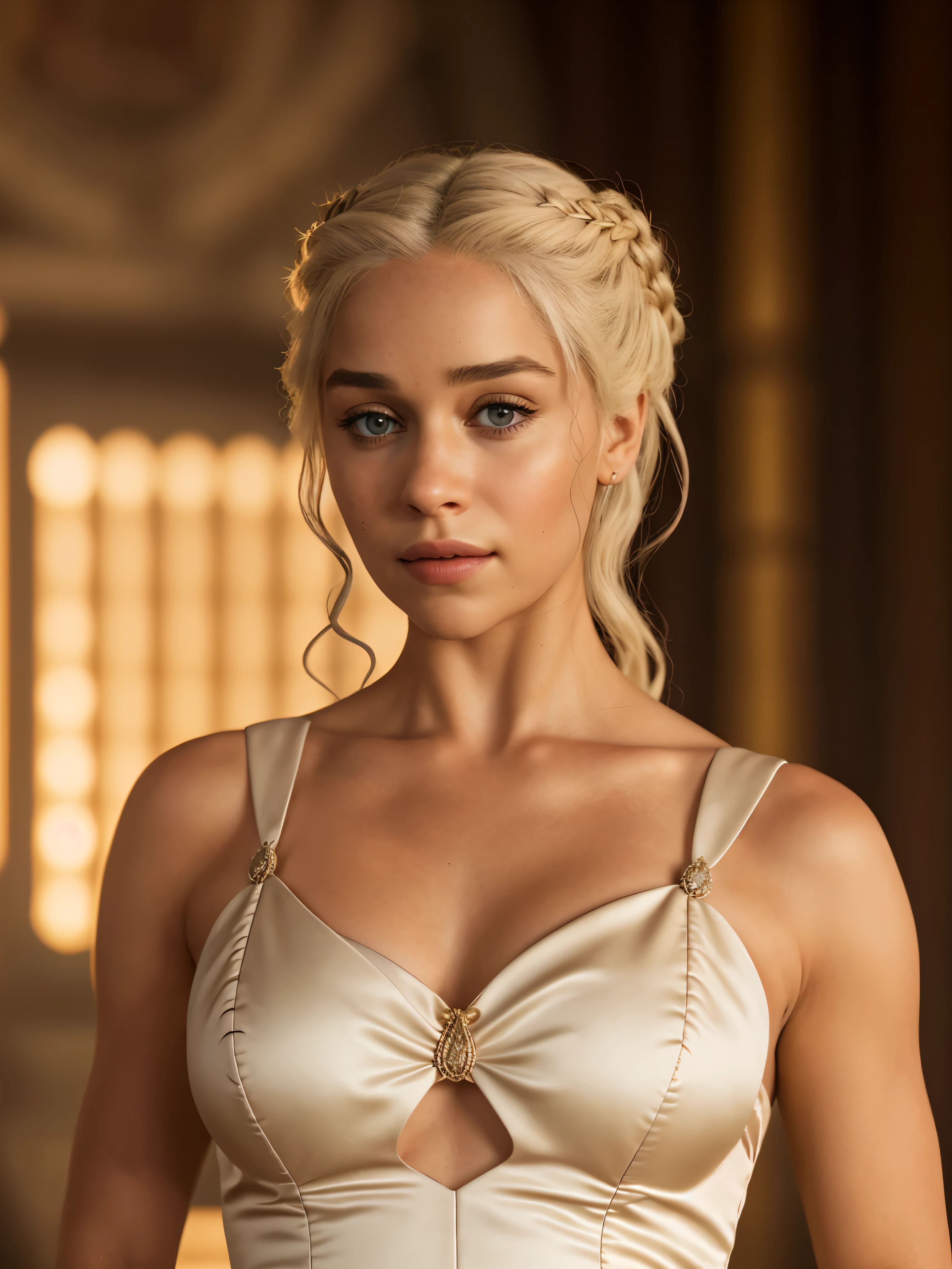 Close-up, raw photo of Daenerys Targaryen, highly detailed, arts station, smooth, sharp focus, 8k, trending on instagram, Trending on Tumblr, HDR 4K, 8k