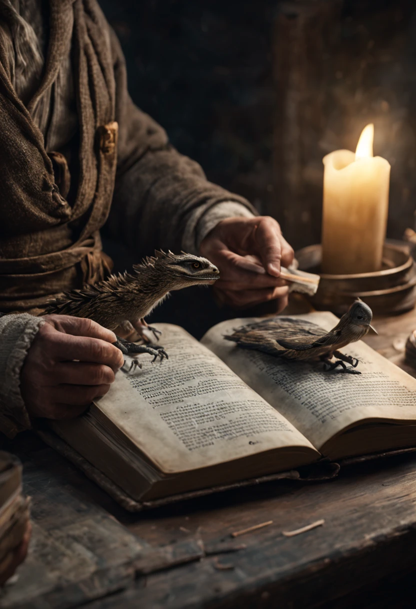 Der Tod mit Scharfer Sense und Buch in der Hand,sehr detailliert, sehr Realistisch, best qulaity, ultra-high resolution, cinematic, photorealistic, hyperrealistisches, Meisterwerk, 4k,8k