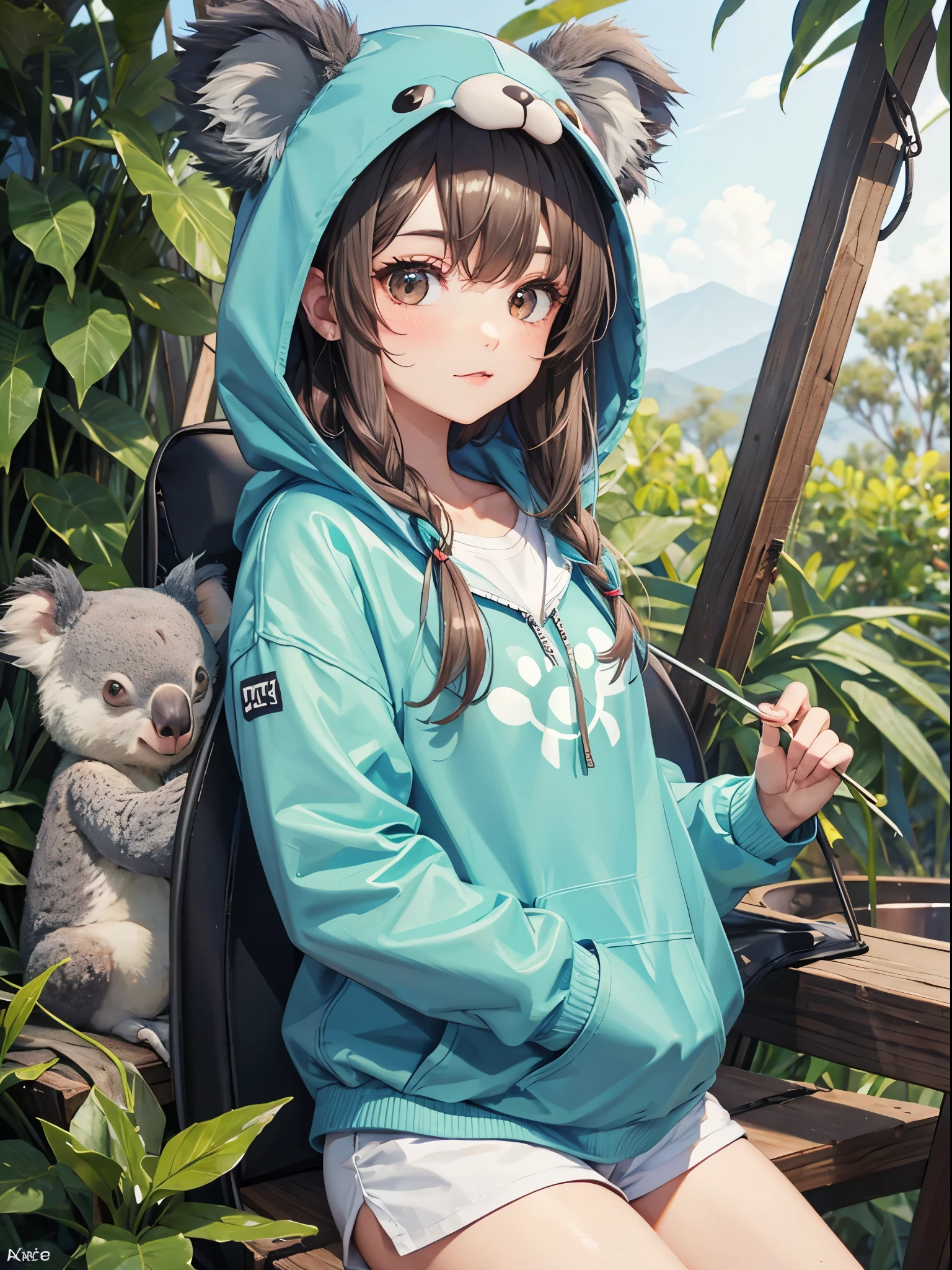 Koala girl, Koala hoodie