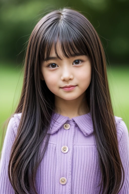 ((bestquality)), ((masterpiece)), (Detailed), perfect face,Girl with very long hair, black, purple, lori girl, Cute Cute Girl,