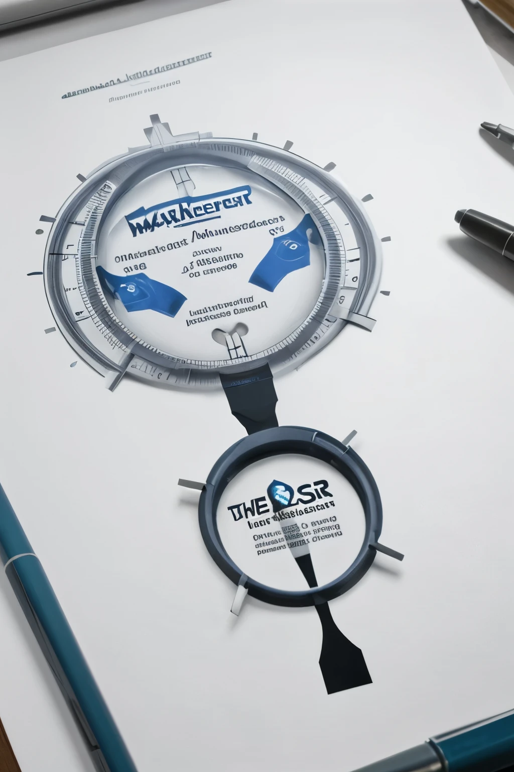Design a sophisticated and visually captivating logo for "The Marketeer," a company specializing in innovative marketing solutions. The logo should embody elegance, professionalism, and creativity.