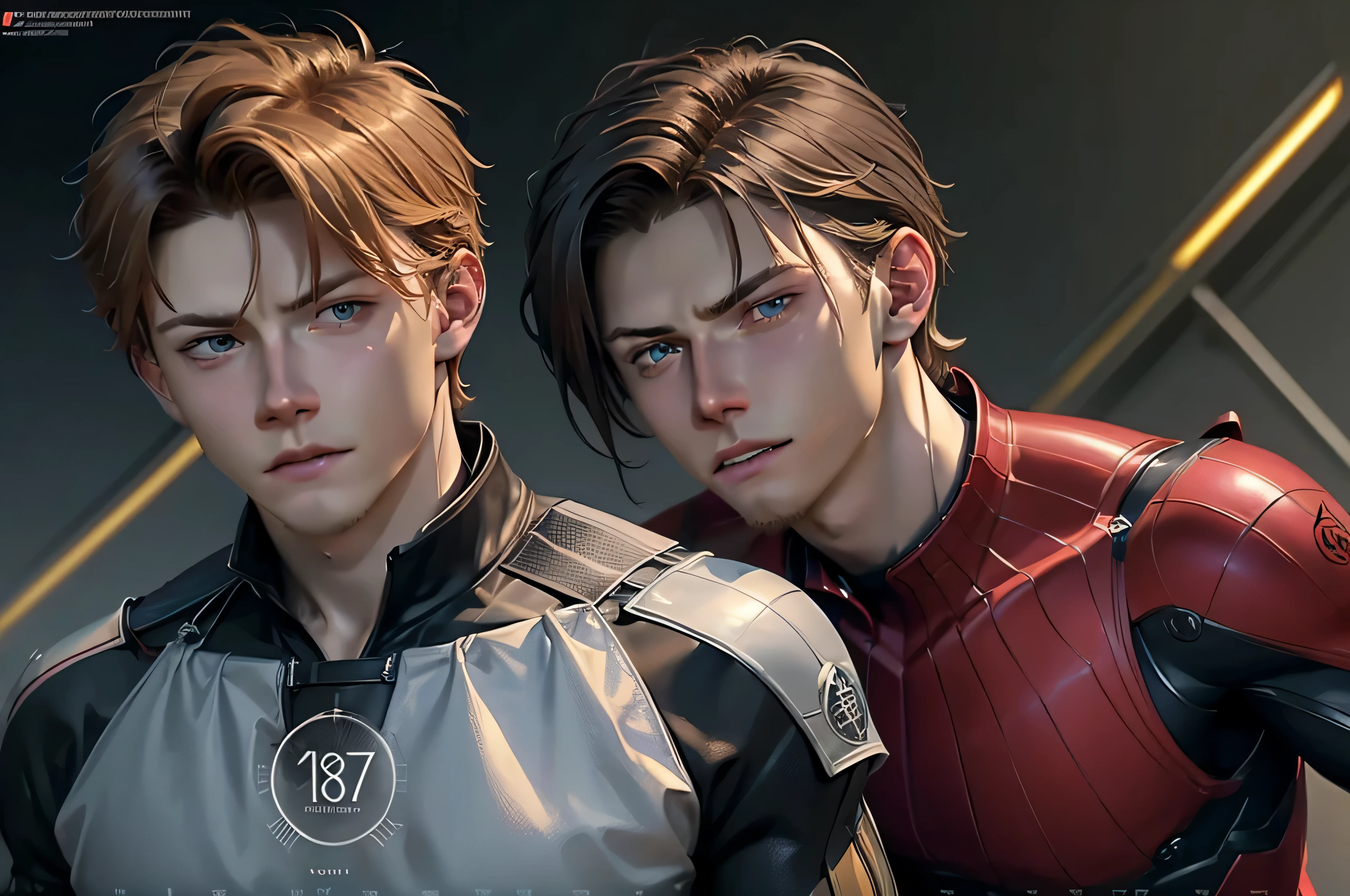 (Award Winning Digital Artwork:1.3) of (Sketch:1.3),(Energetic:1.3), TomHolland,CGSociety,ArtStation,(Saturated:1.3),(close portrait:1.3),(Masculinine:1.4),(beautiful:1.4),(attractive:1.3),handsome,calendar pose,perfectly detailed eyes,studio lighting, Spider web thematic background