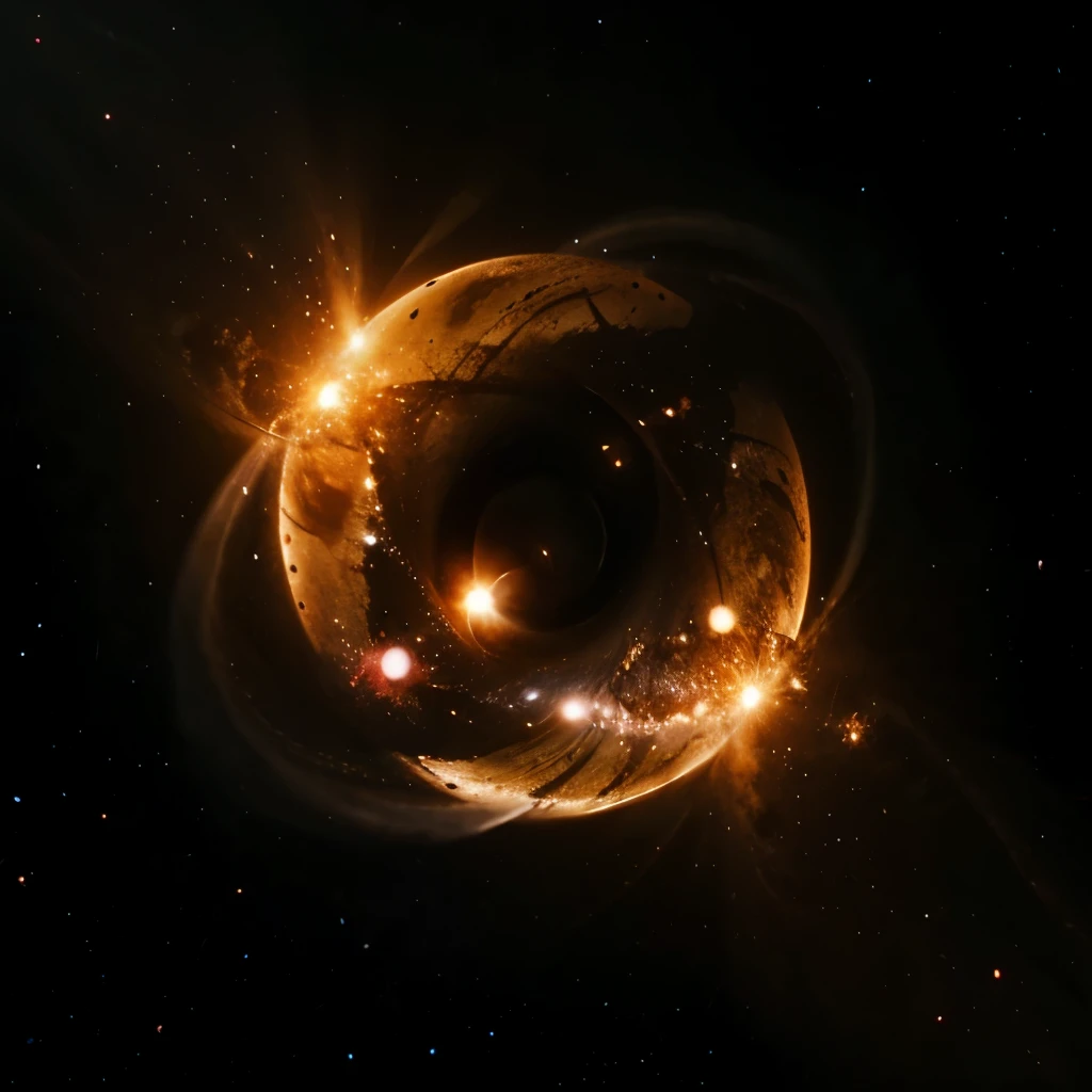 Show me a great black hole which is absorbing a wormhole